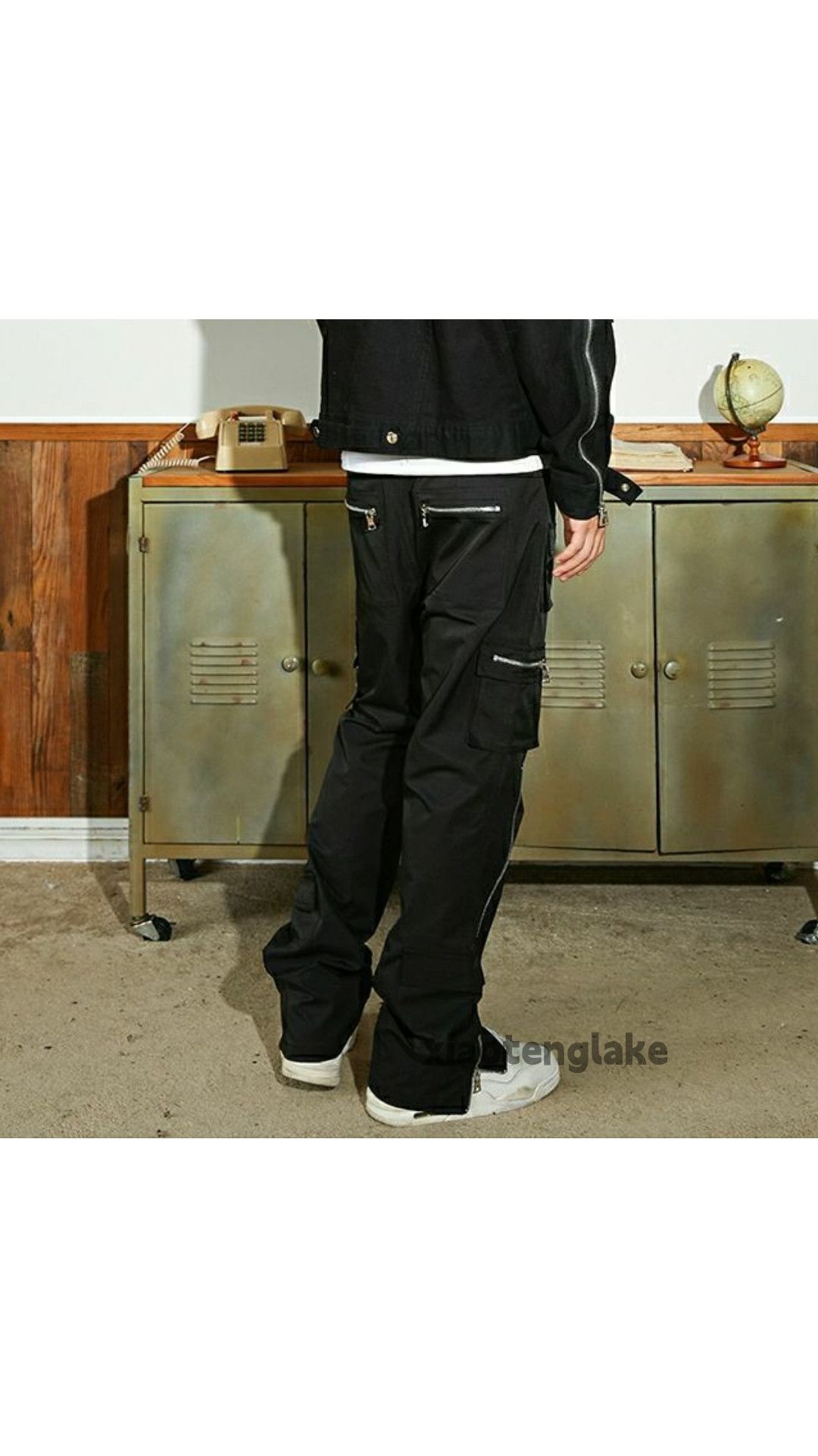 Designer × Japanese Brand × Vintage zipper utility military outdoor flared bootcut cargo pants Size US 34 / EU 50 - 3 Thumbnail