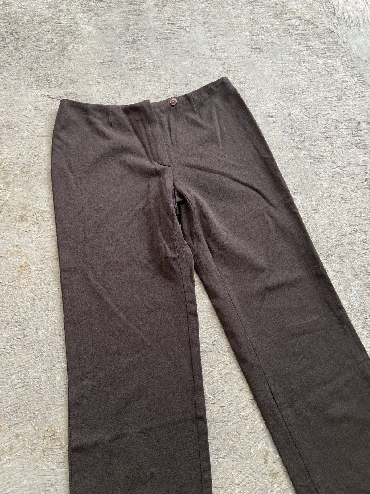 Prada 1990s Prada - Nylon Rayon Trousers Pants Size 30" / US 8 / IT 44 - 2 Thumbnail