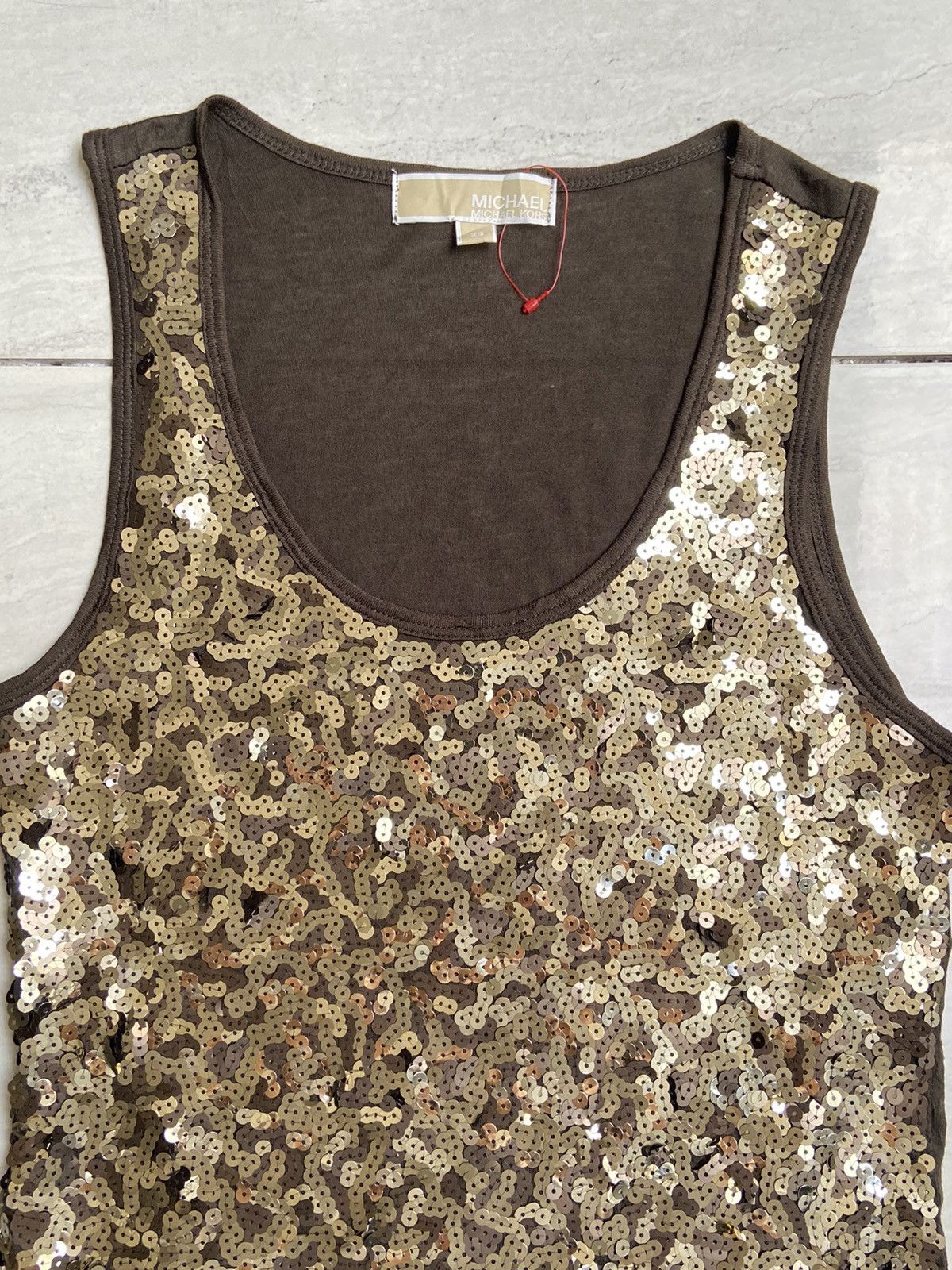 Michael Kors MICHAEL KORS Brown Sleeveless Size US XXS / EU 40 - 8 Thumbnail