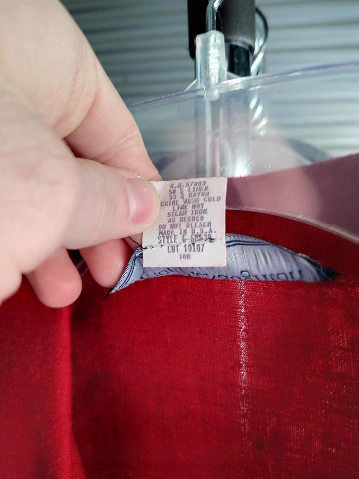 Designer Norton McNaughton Red Blazer - Size 8 Petite Size M / US 6-8 / IT 42-44 - 4 Thumbnail