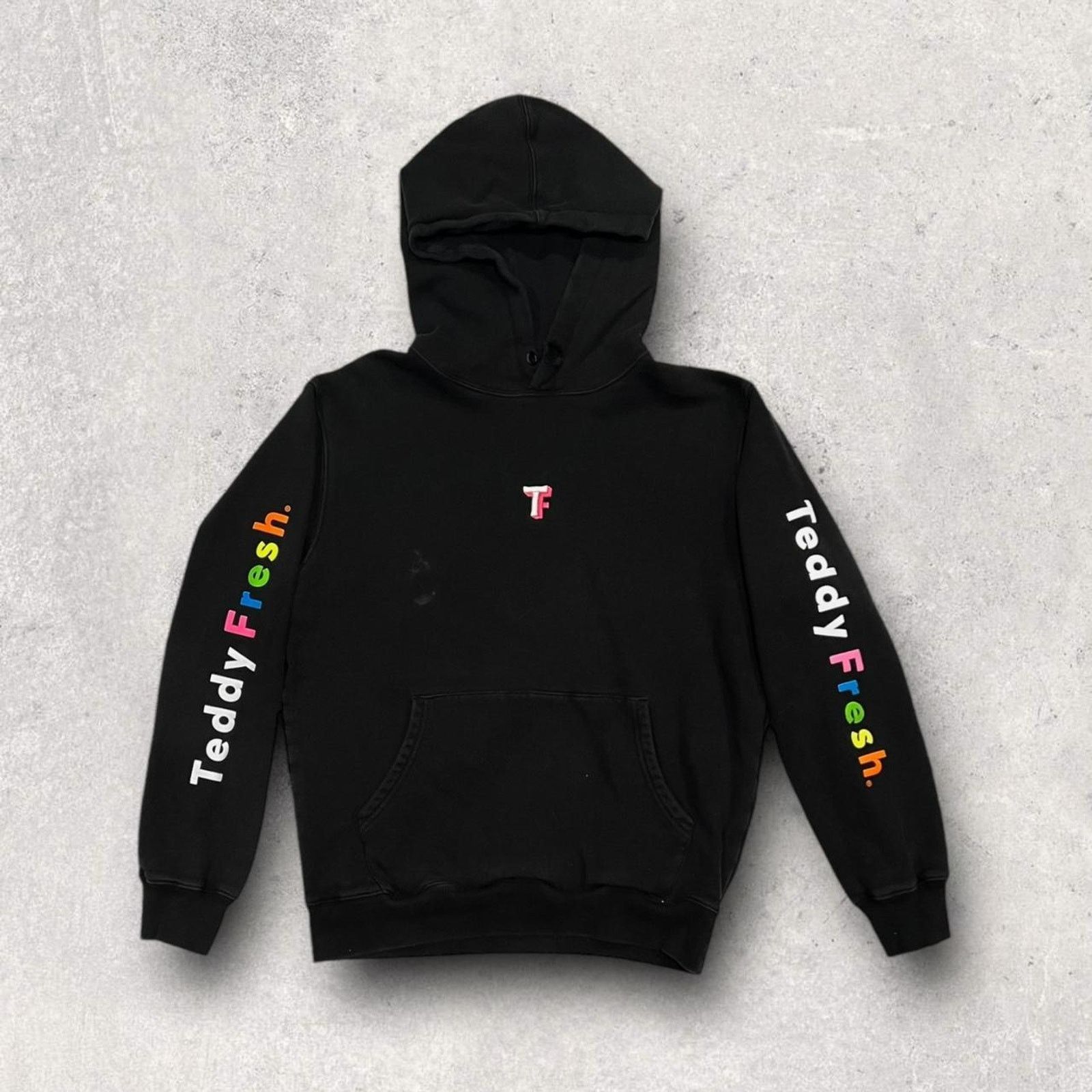 Teddy Fresh Teddy Fresh Rainbow Letter Black Hoodie Size US S / EU 44-46 / 1 - 1 Thumbnail