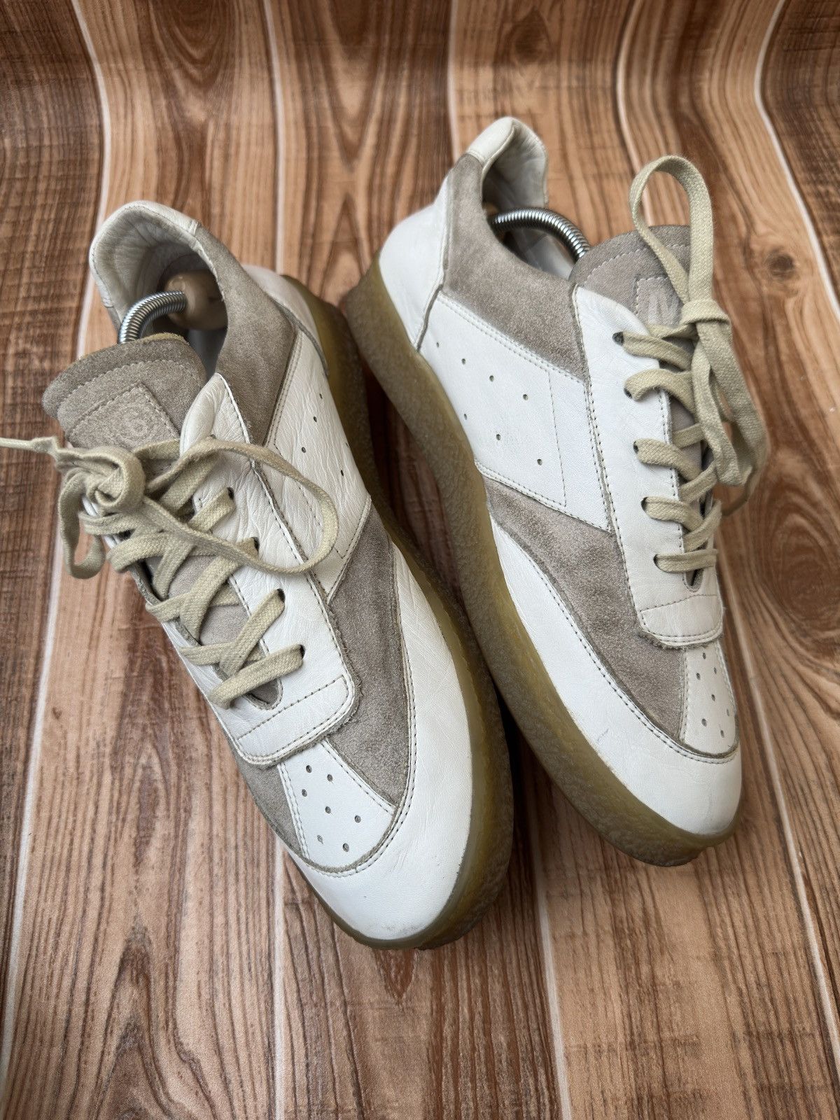 Maison Margiela Maison margiela MM6 White Court Sneakers Lowtops Size US 11 / EU 44 - 6 Thumbnail