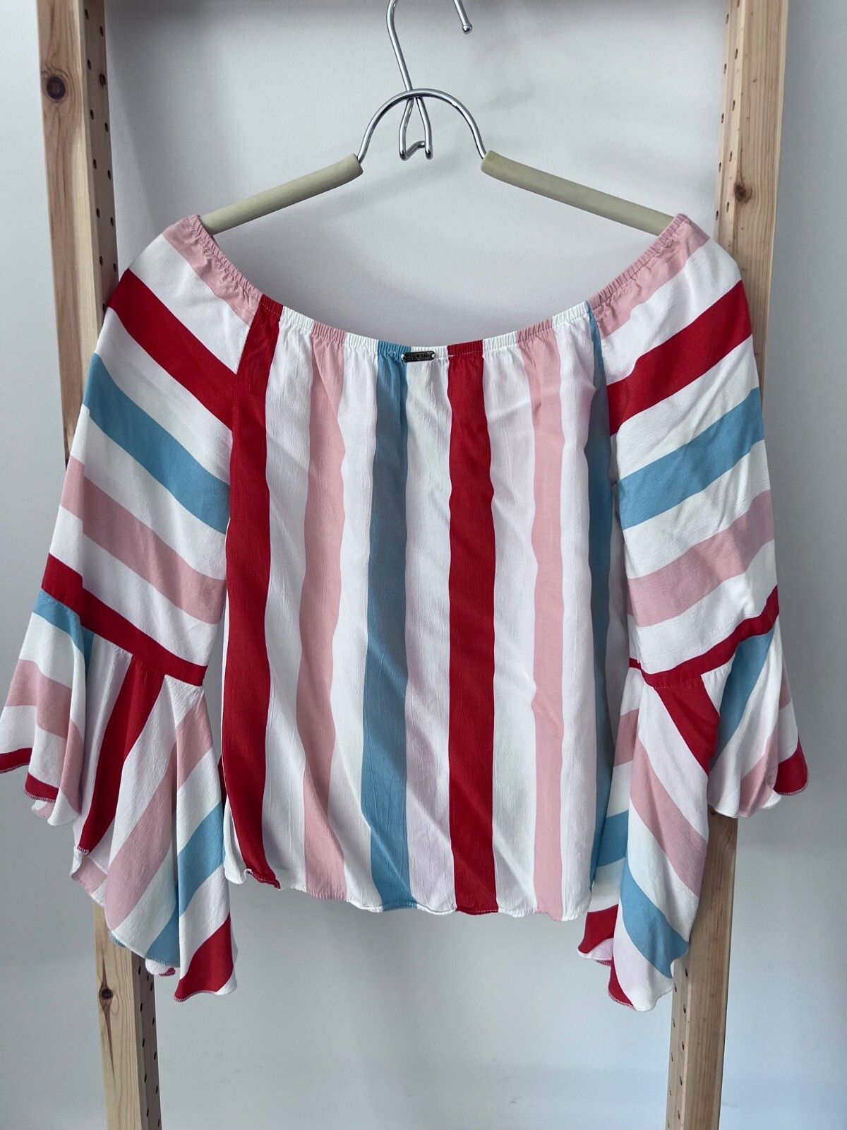 Other BSB Jeans Striped Top Butterfly Sleeves ( S ) Size S / US 4 / IT 40 - 3 Thumbnail