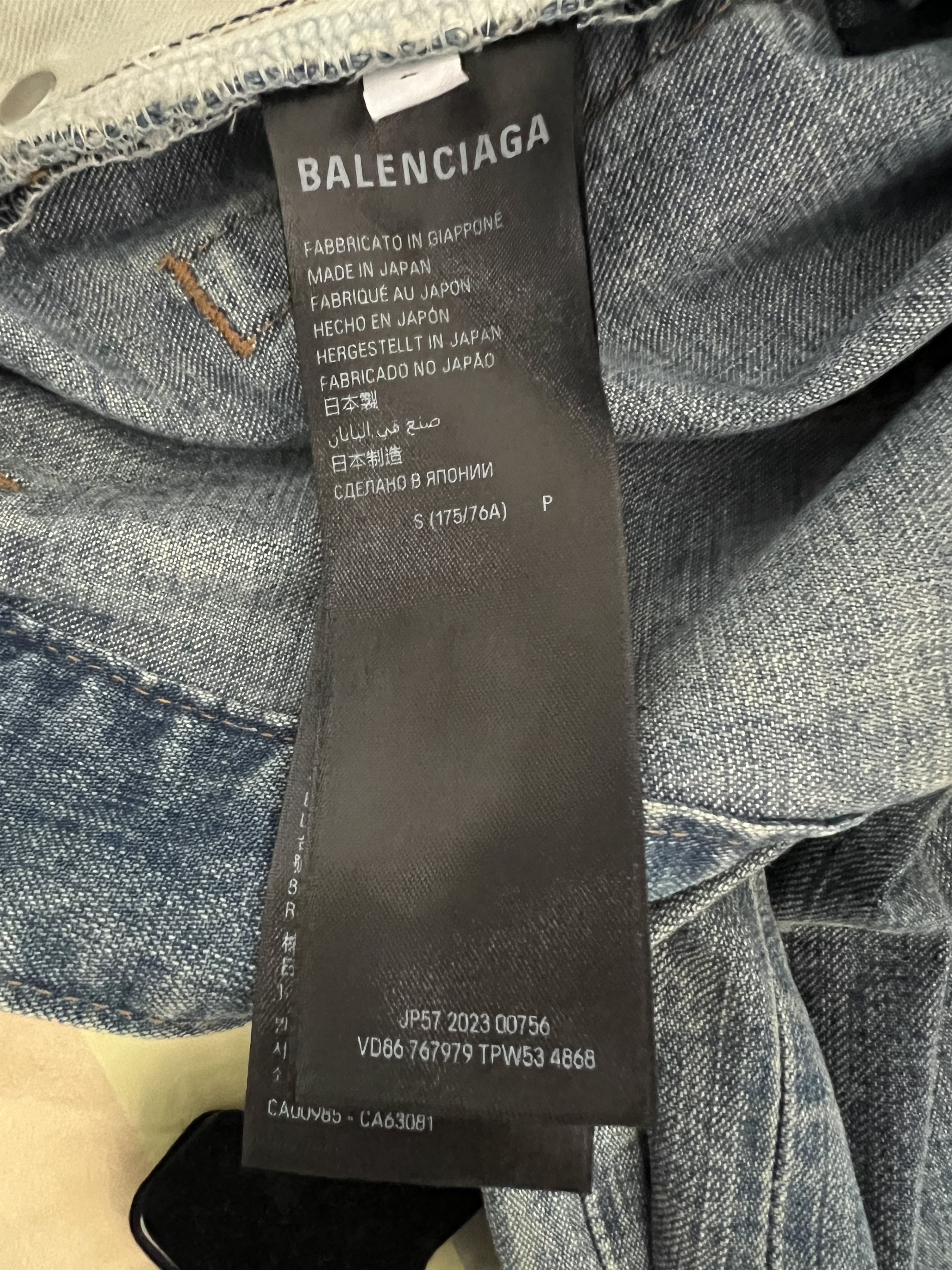 Balenciaga Balenciaga Double Front Denim sz S Size US 30 / EU 46 - 9 Thumbnail
