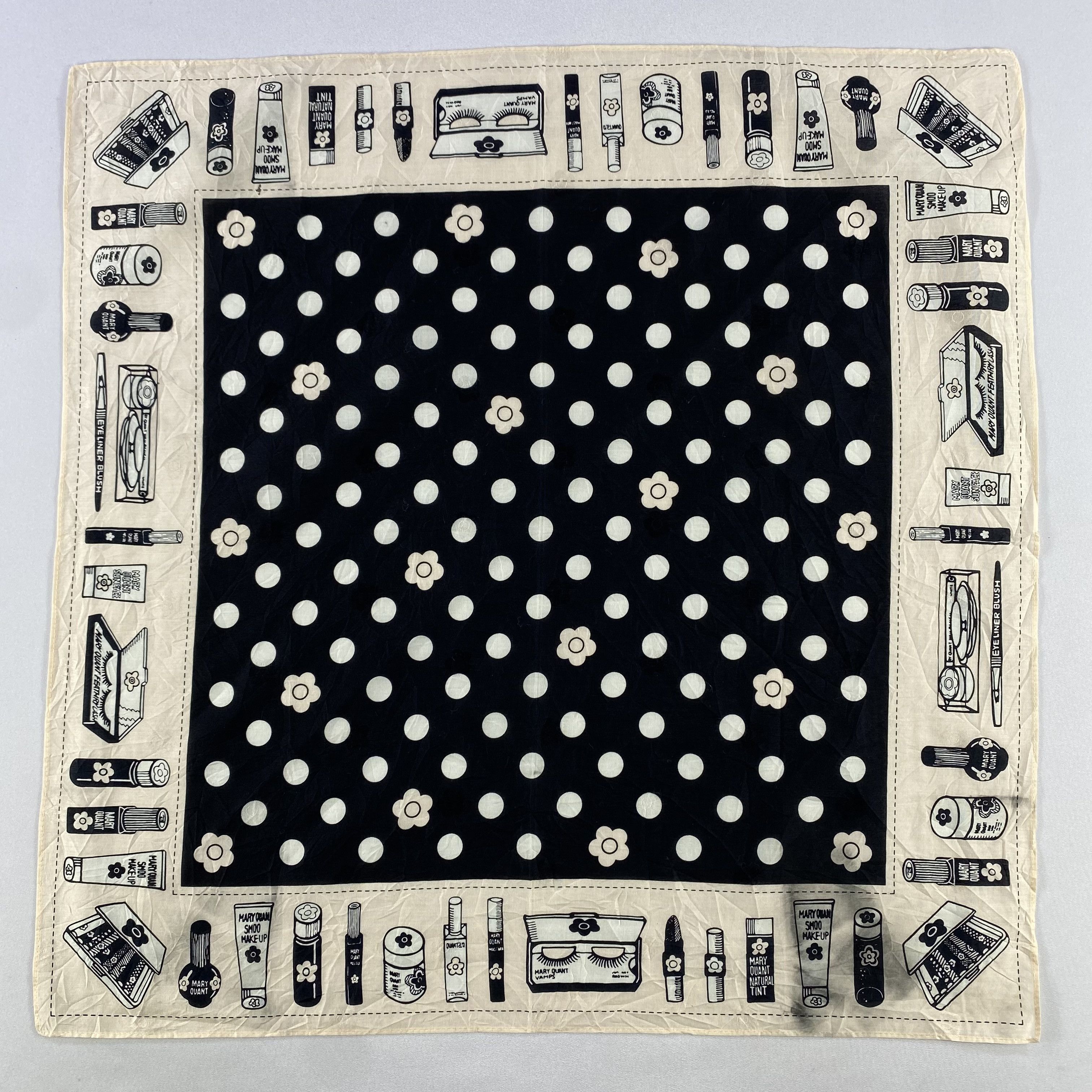 Vintage Vintage Mary Quant Bandana/ Handkerchief / Neckerchief Size ONE SIZE - 3 Thumbnail