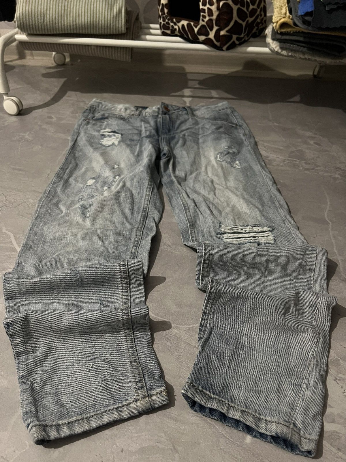 Japanese Brand Japanese Grunge Underground Light Jean — Archival Slim Fit Size US 32 / EU 48 - 3 Thumbnail