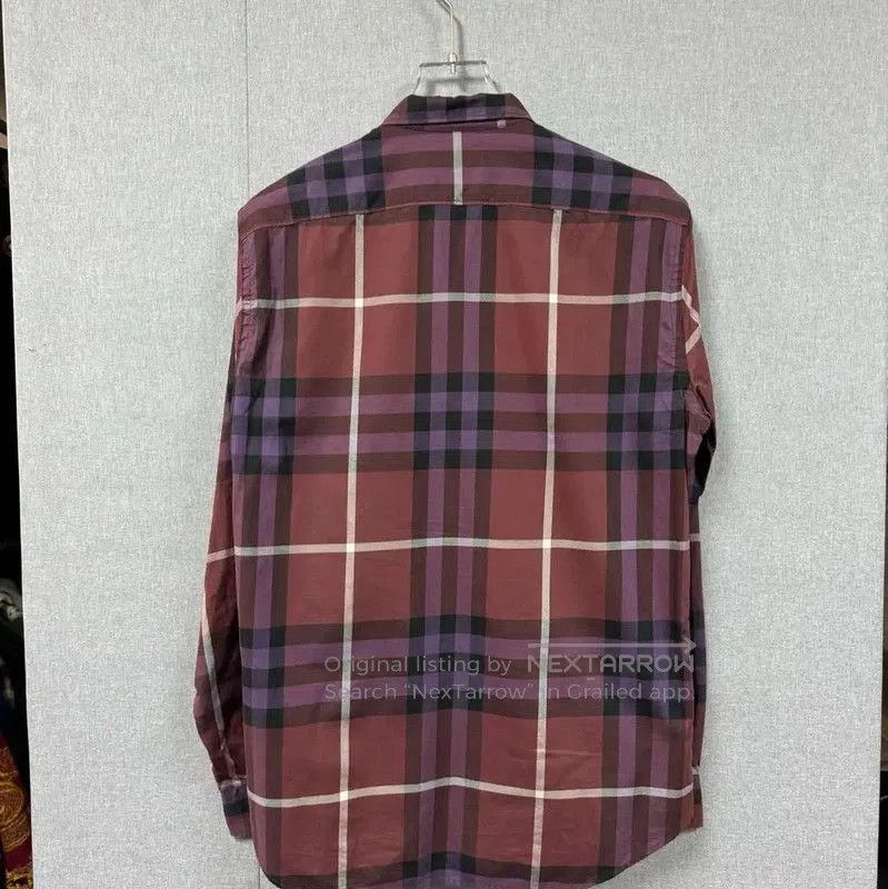 Burberry Burberry Men's Pink Cotton Long Sleeve Shirt. Size US M / EU 48-50 / 2 - 2 Thumbnail