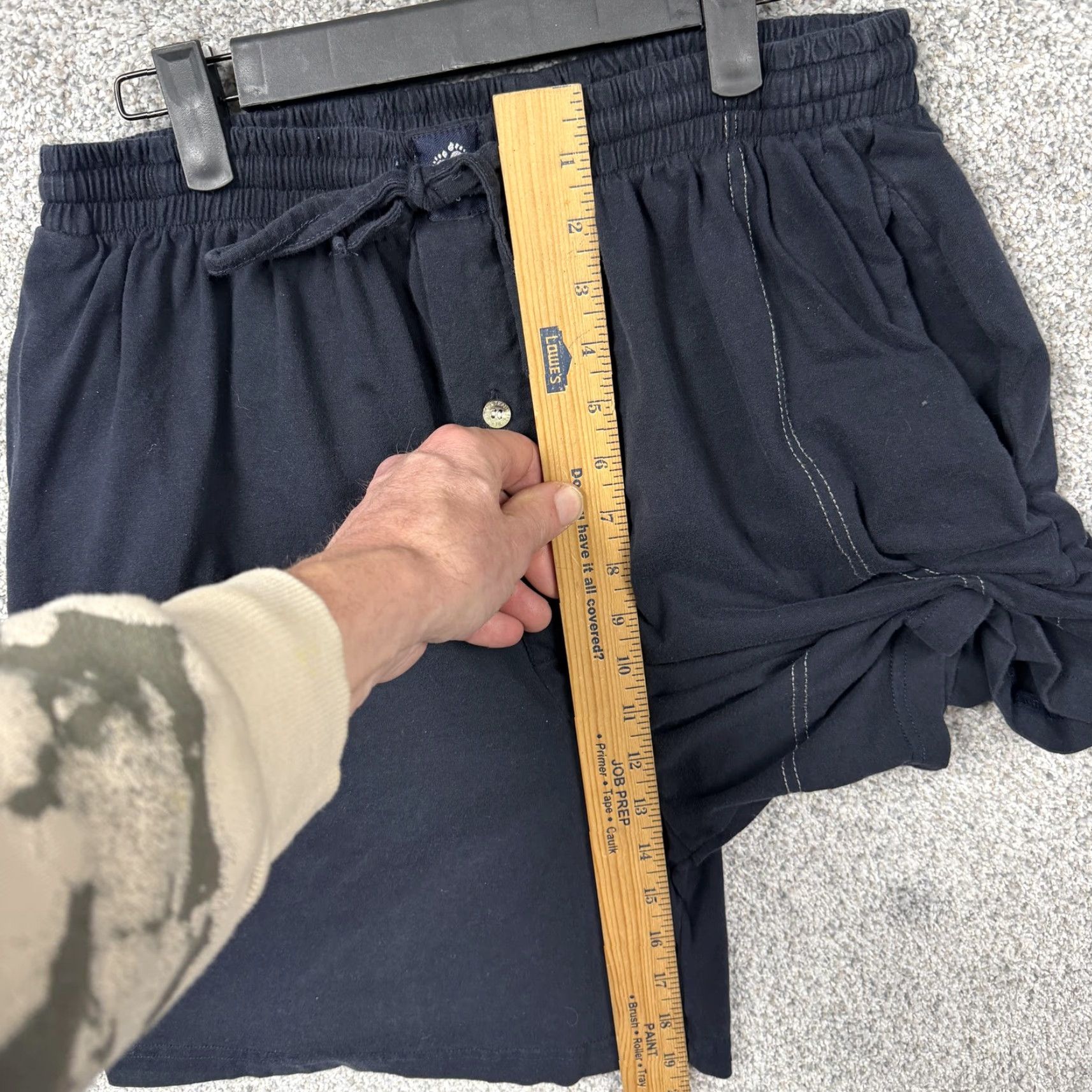 Hang Ten Hang Ten Sweat Shorts Mens L Black Elastic Waist Pockets Beach 90s Y2K Surf Casual Shirt/Holiday Size US 33 - 6 Thumbnail
