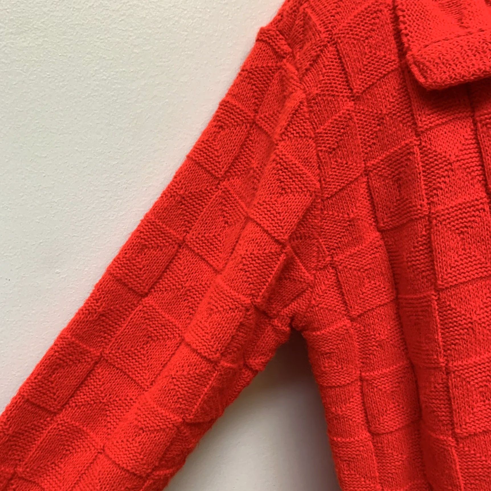 Vintage VINTAGE Milrank California Cardigan Ladies L/XL Red Knit with Pocket Size L / US 10 / IT 46 - 3 Thumbnail