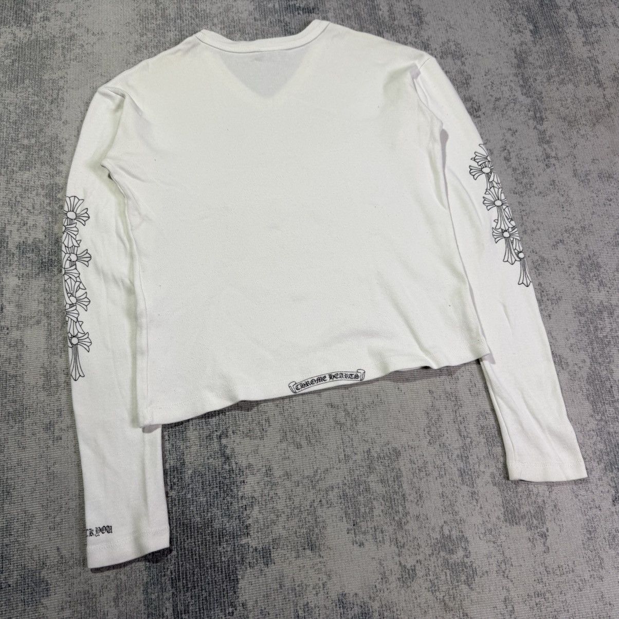 Chrome Hearts Y2K CEMETERY CROSS SLEEVES CROPTOP Size ONE SIZE - 4 Thumbnail