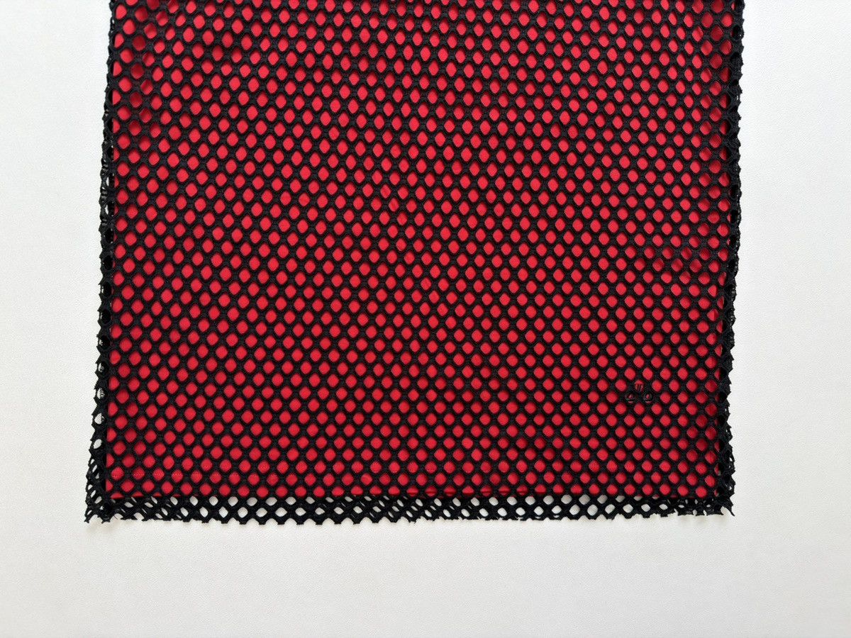 Wales Bonner ‘Record’ Black/Red Mesh Vest Size US M / EU 48-50 / 2 - 8 Thumbnail
