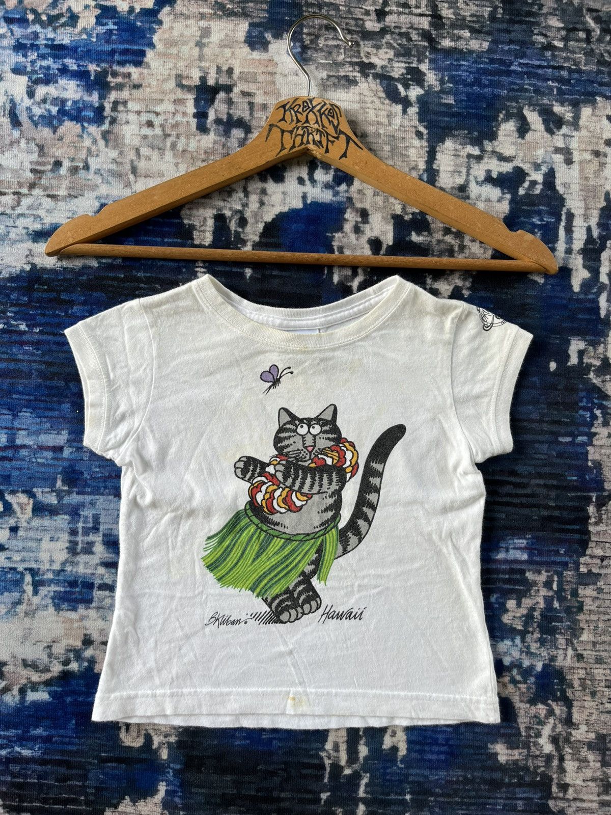 Vintage 🔥Vintage crazy shirts double side hawaiian cat tee Size XS / US 0-2 / IT 36-38 - 1 Thumbnail