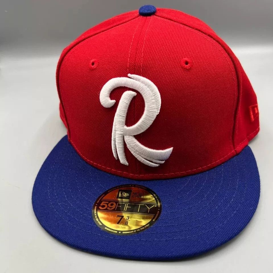 New Era Reading Fightin Phils Hat Men 7 3/8 59Fifty New Era Fitted Size ONE SIZE - 7 Thumbnail