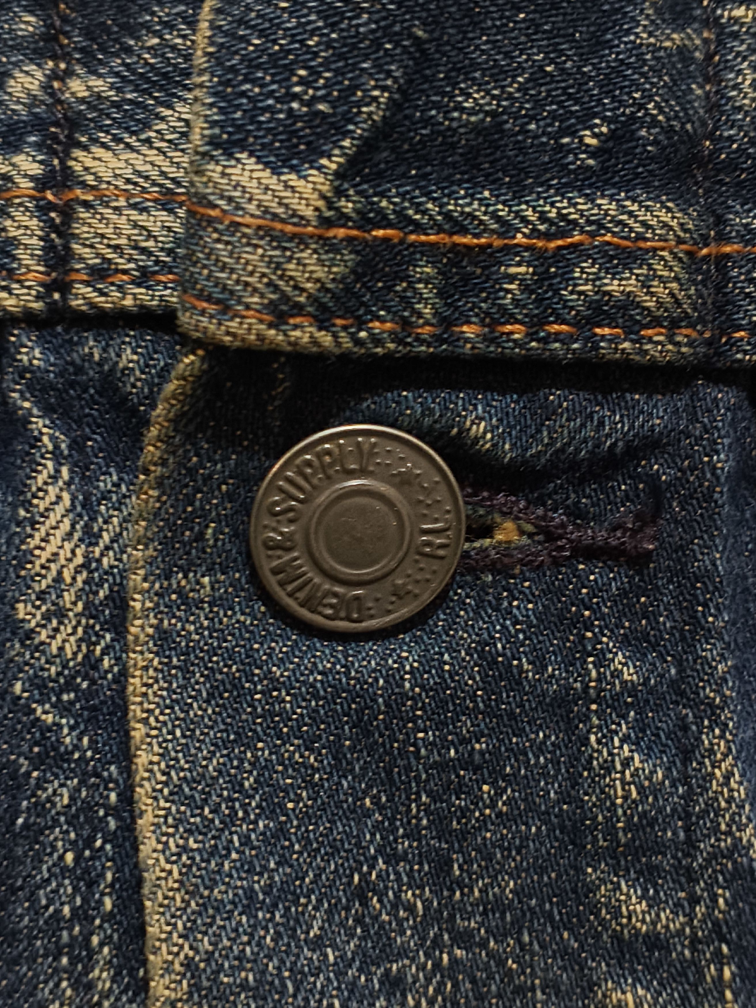 Denim & Supply Ralph Lauren 💥Denim&Supply Ralph Lauren Distressed Denim Trucker jacket Size US XL / EU 56 / 4 - 6 Thumbnail