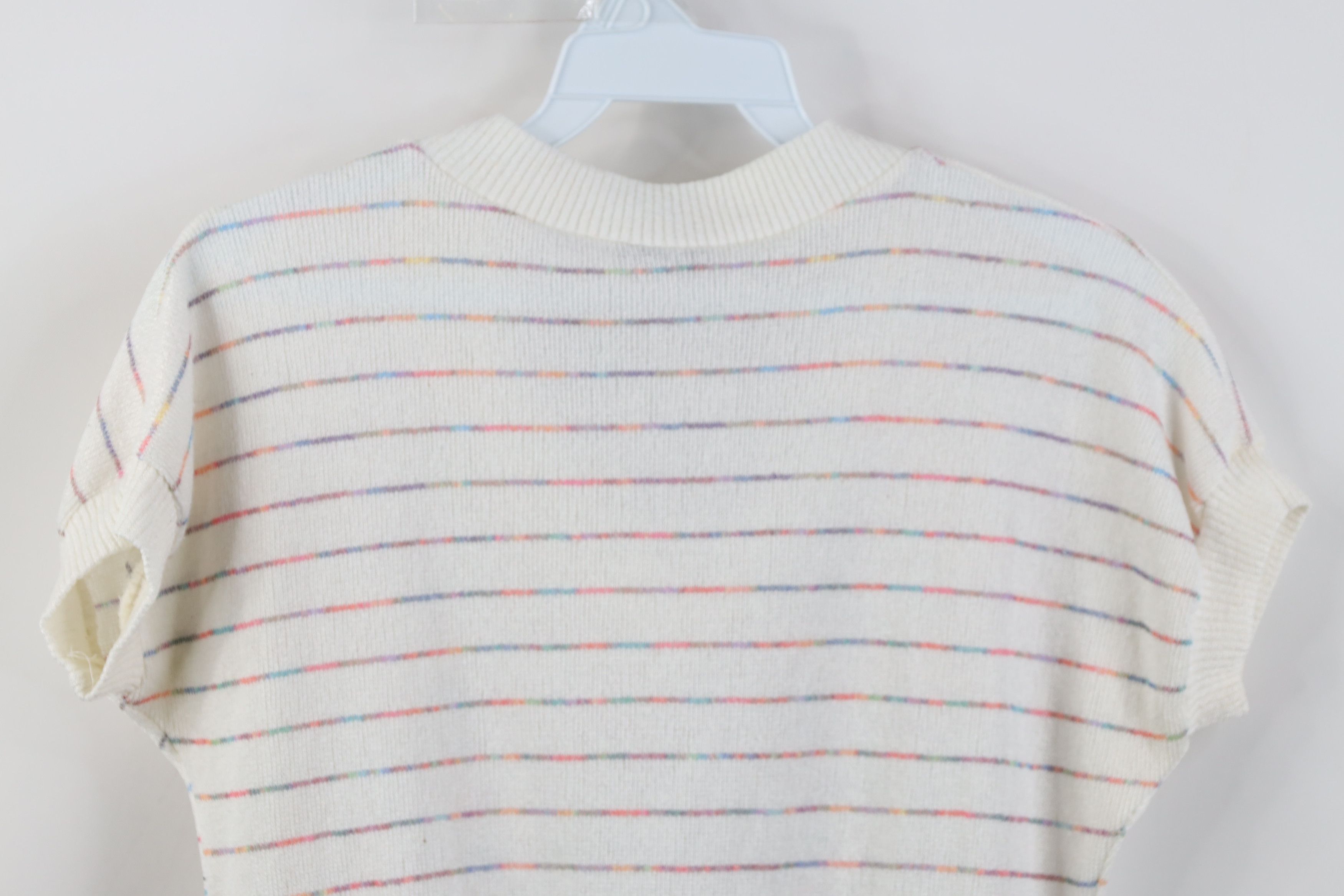 Vintage Vintage 80s 90s Streetwear Rainbow Striped Knit Sweater USA Size XS / US 0-2 / IT 36-38 - 10 Thumbnail