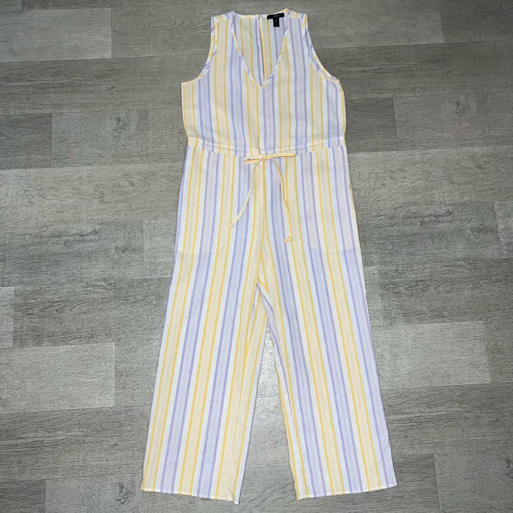 Drew House DREW x Anthropologie, Cole Jumpsuit Striped Sleeveless Wide Size 26" / US 2 / IT 38 - 14 Thumbnail