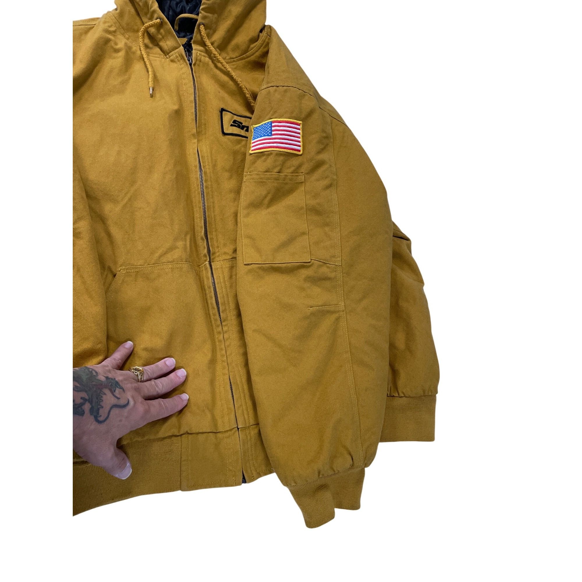 Other Snap-On Tools Mens Traditional Mustard golden work jacket qu Size US XXL / EU 58 / 5 - 10 Thumbnail