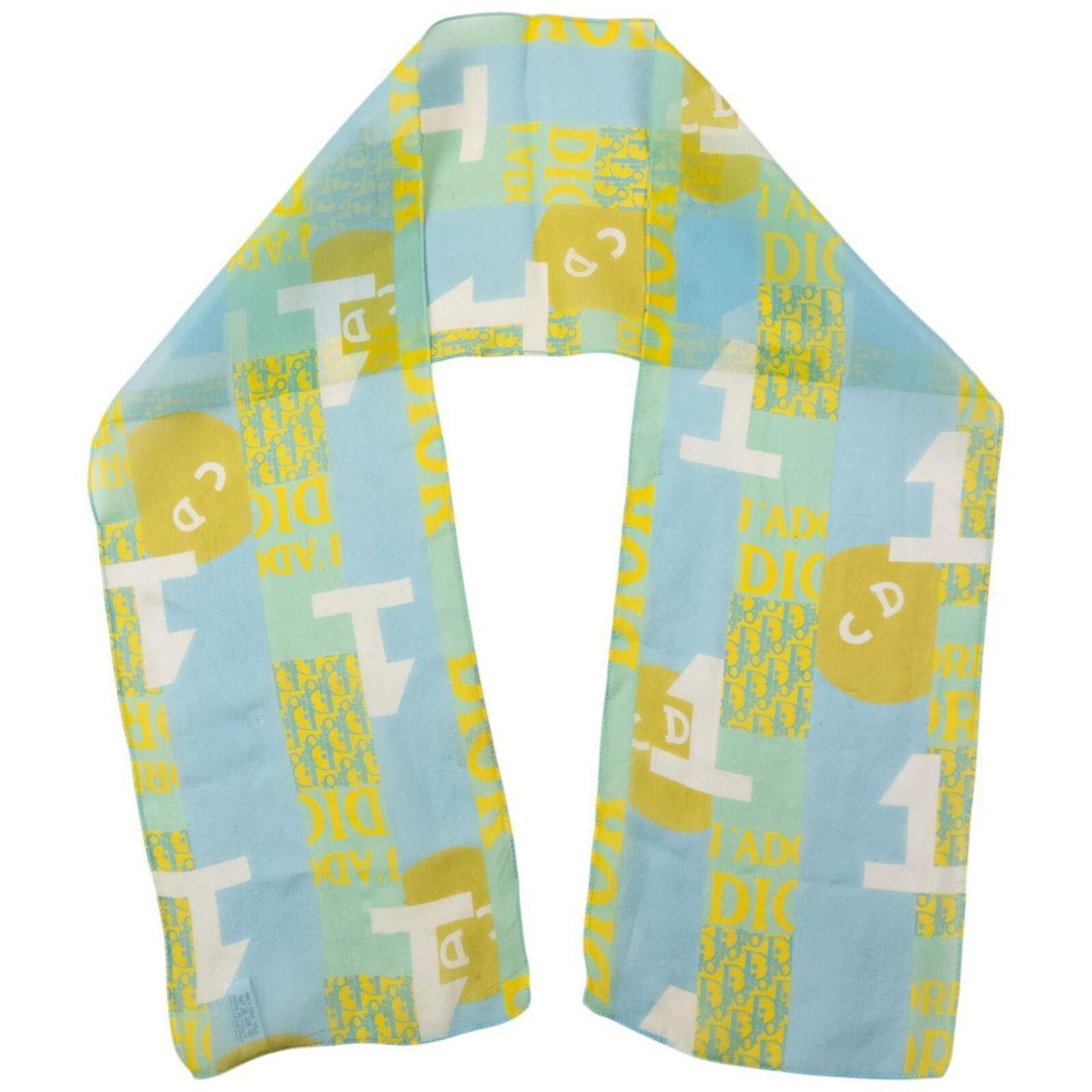 Dior Vintage 2005 Dior Monogram Silk Scarf Size ONE SIZE - 3 Thumbnail