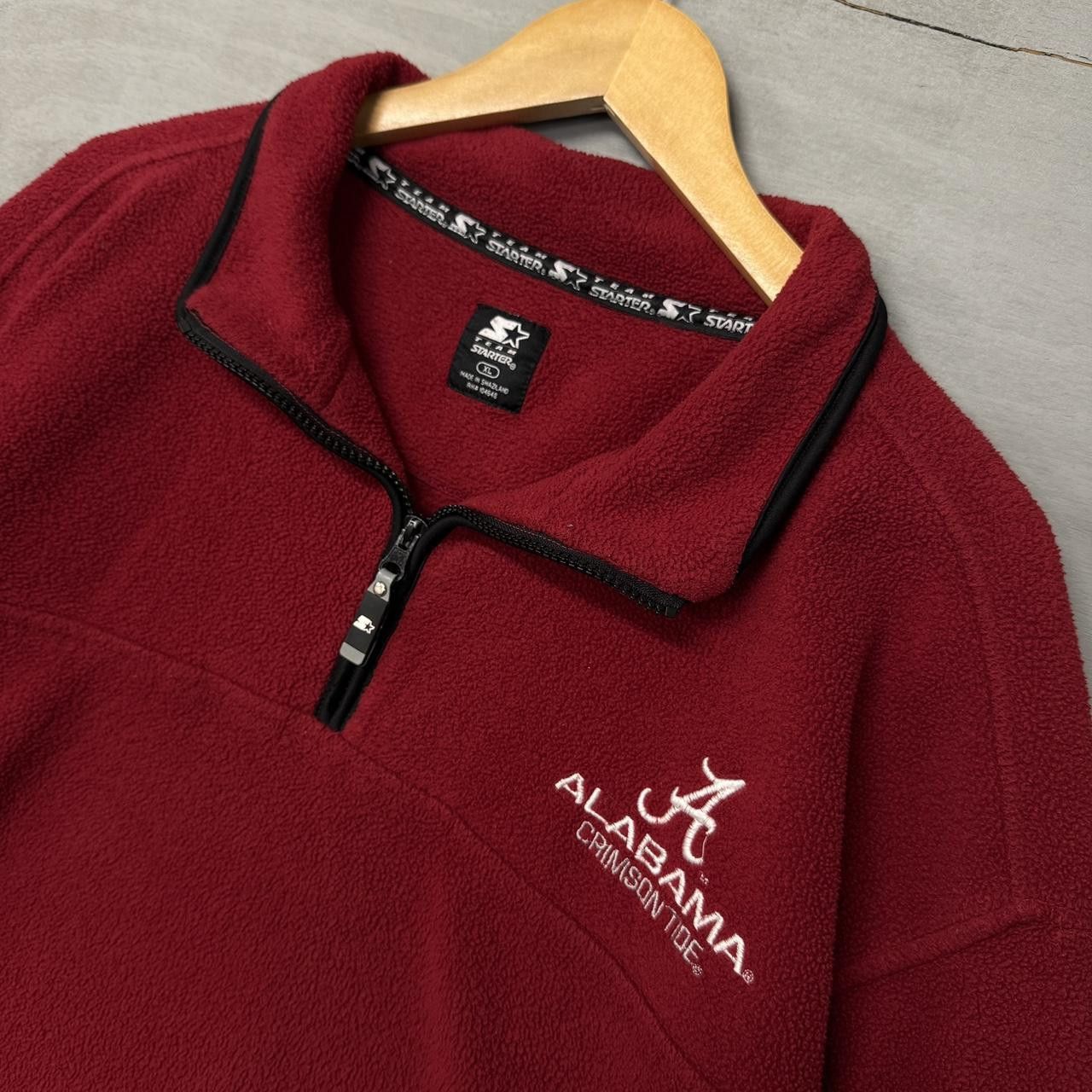 Starter Y2K Starter Alabama Crimson Tide 1/4 Zip Fleece Pullover XL Size US XL / EU 56 / 4 - 2 Thumbnail
