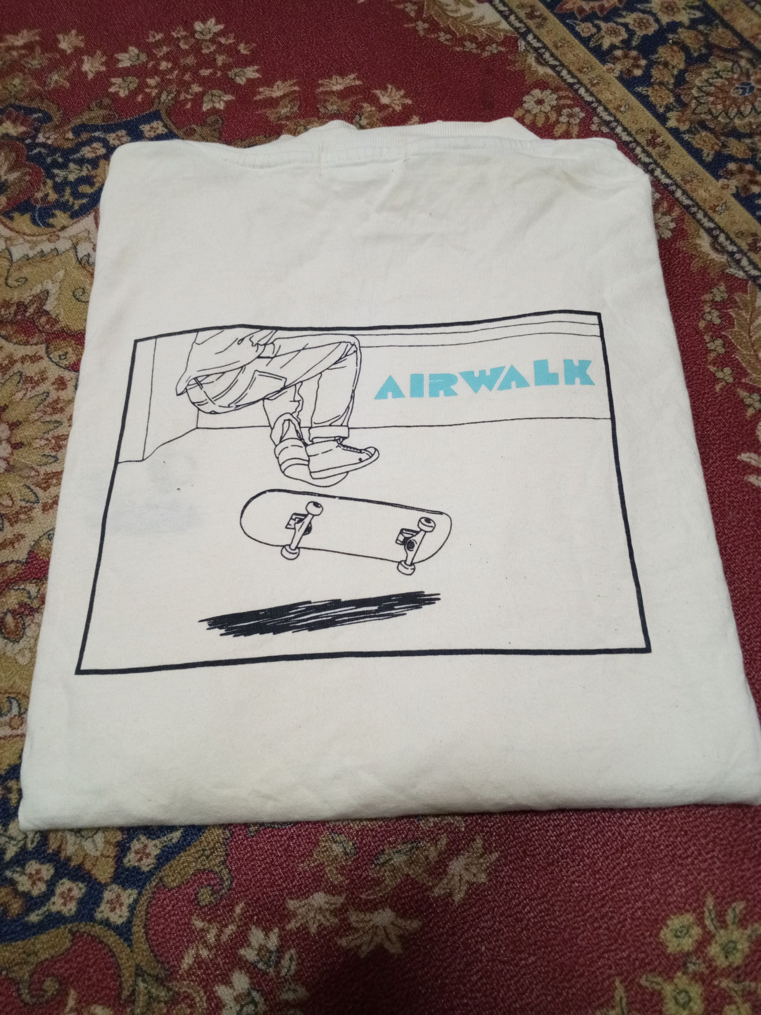 Airwalk 🔥Airwalk🔥 skateboard // white long sleeve Size US XL / EU 56 / 4 - 1 Thumbnail