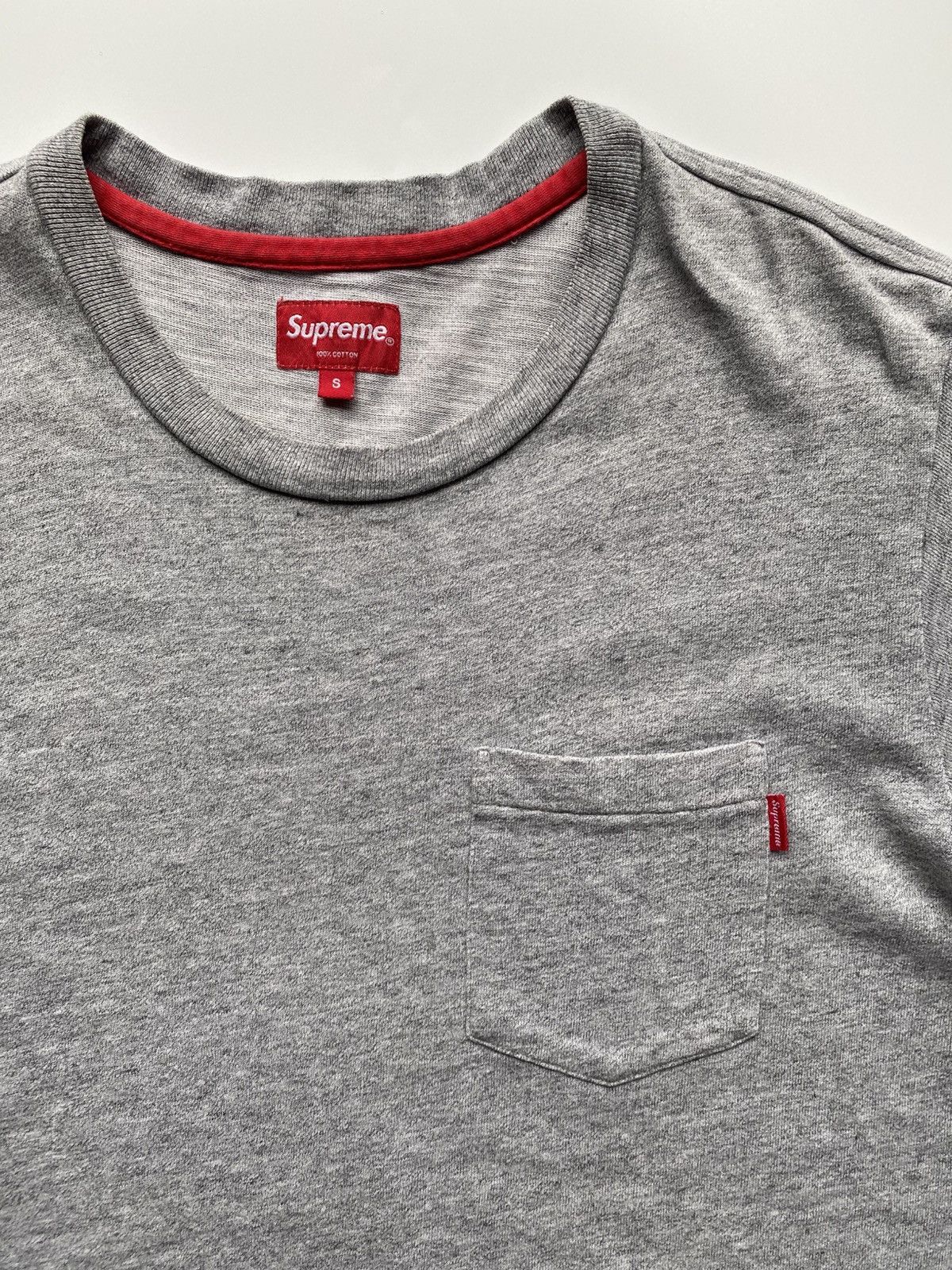 Supreme Supreme Pocket Tee Blue Box Logo Size US S / EU 44-46 / 1 - 2 Thumbnail