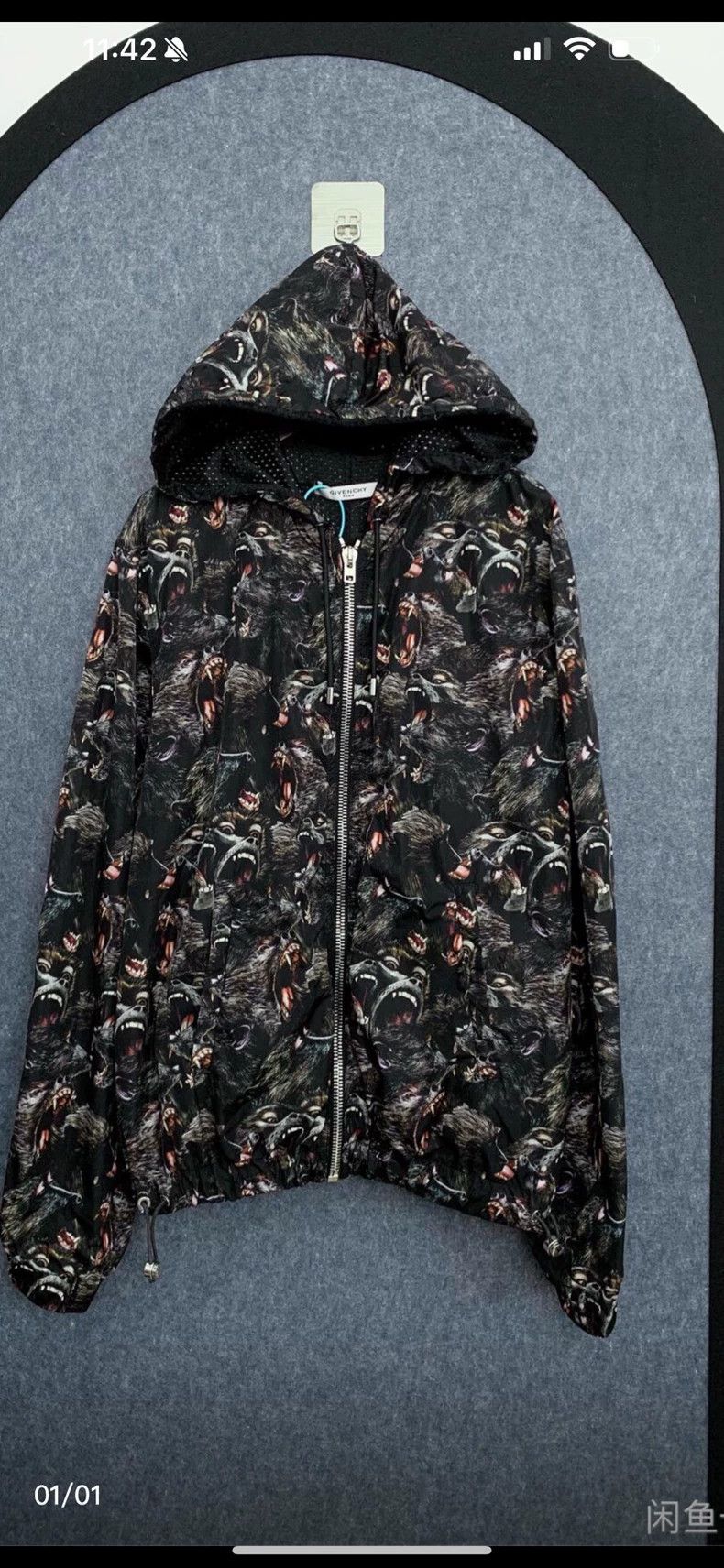 Givenchy Givenchy Printed monkey group storm coat Size US M / EU 48-50 / 2 - 5 Thumbnail