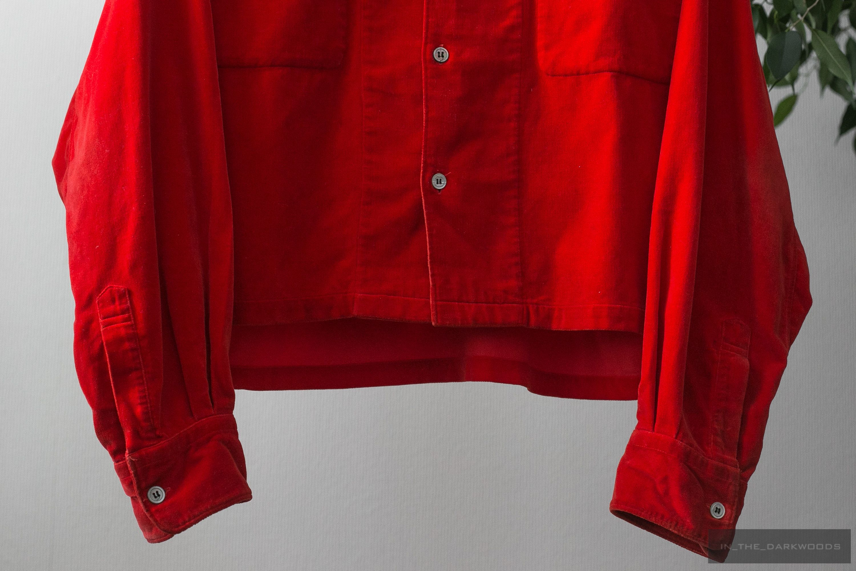 Comme des Garcons Homme Plus 1989AW cropped cotton velour shirt Size US S / EU 44-46 / 1 - 7 Thumbnail