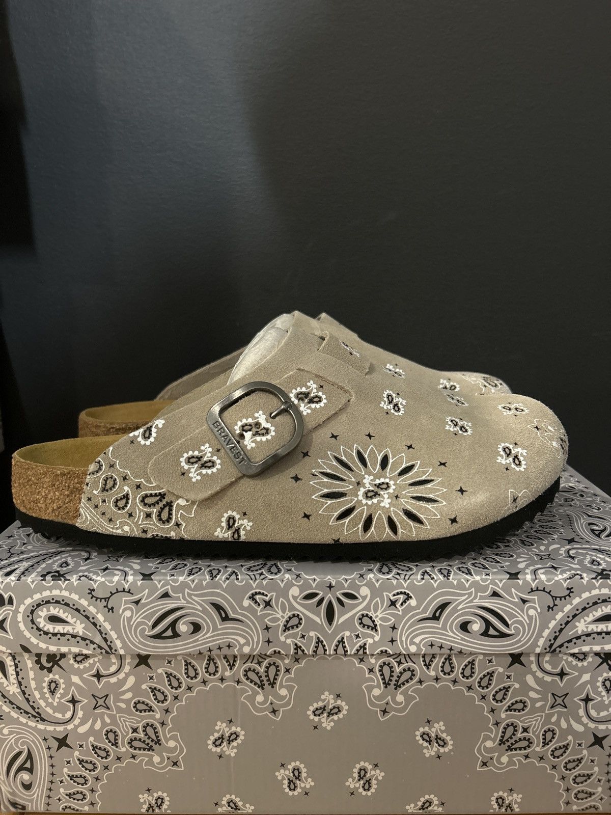Bravest Studios Bravest Studious Suede Paisley Mules Size US 10 / EU 43 - 2 Thumbnail