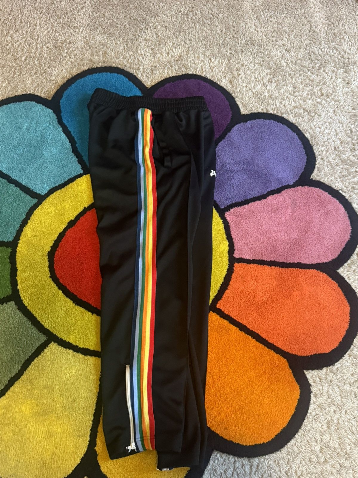 Designer × Palm Angels Rainbow palm angels sweat pants Size US 38 / EU 54 - 2 Thumbnail