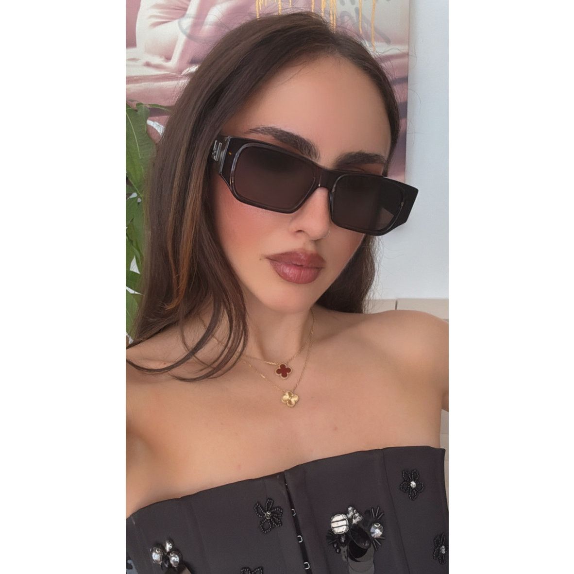 Fendi NEW Fendi FE40144I Brown Unisex Sunglasses Size ONE SIZE - 3 Thumbnail
