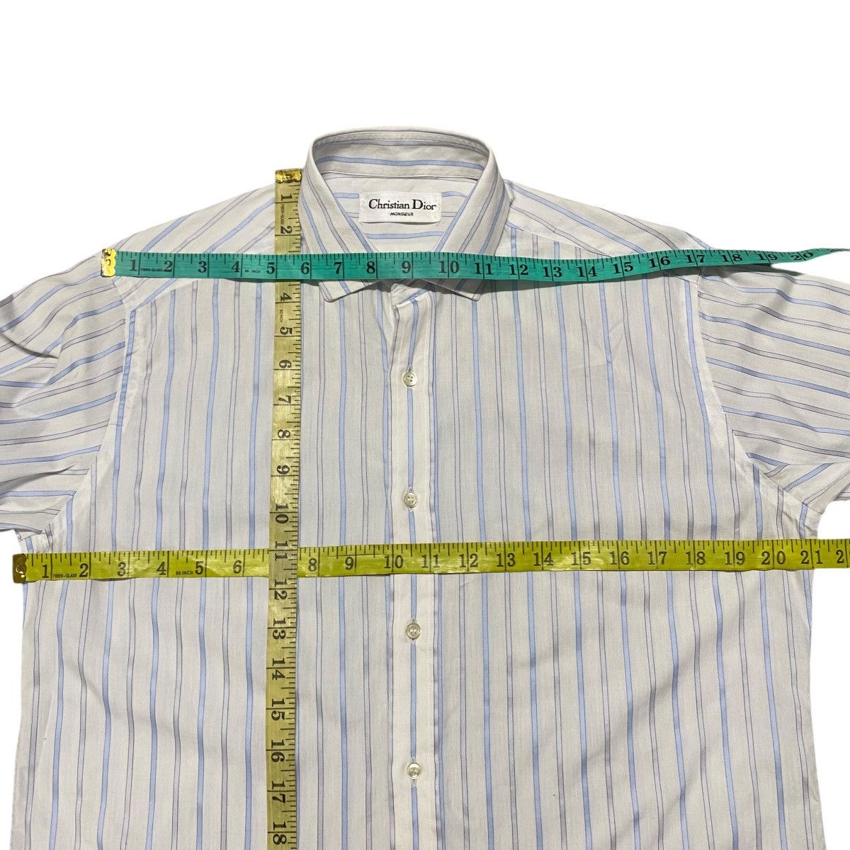 Christian Dior Monsieur Christian Dior Monsieur Shirt Longsleeve Striped Size US M / EU 48-50 / 2 - 14 Thumbnail