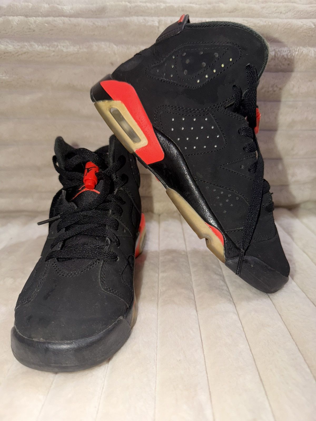 Jordan Brand Air Jordan 6 Retro Black Infrared Size US 6 / IT 36 - 4 Thumbnail