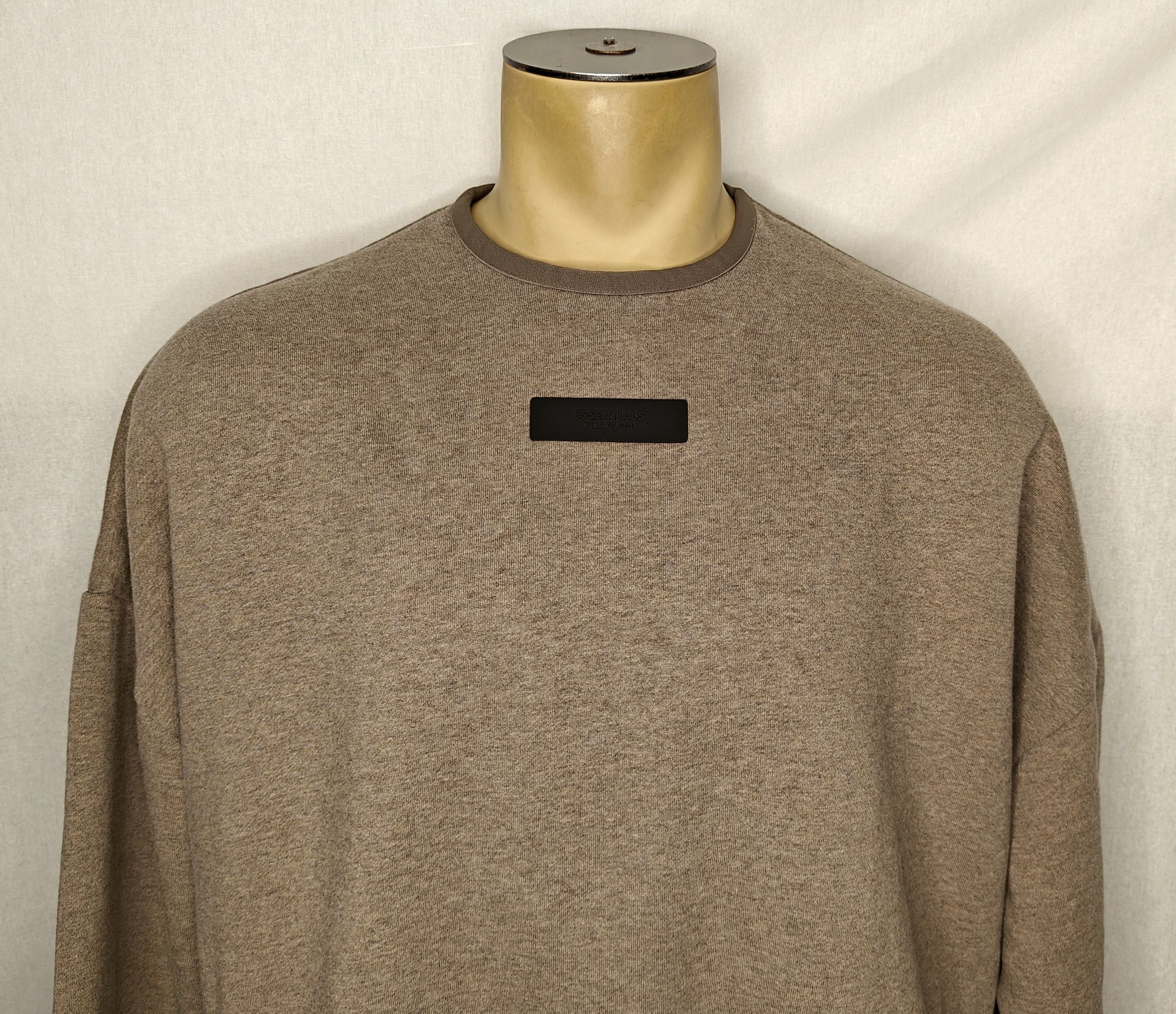Fear of God Essentials Fear of God gray brown taupe pullover sweatshirt Size US XL / EU 56 / 4 - 2 Thumbnail