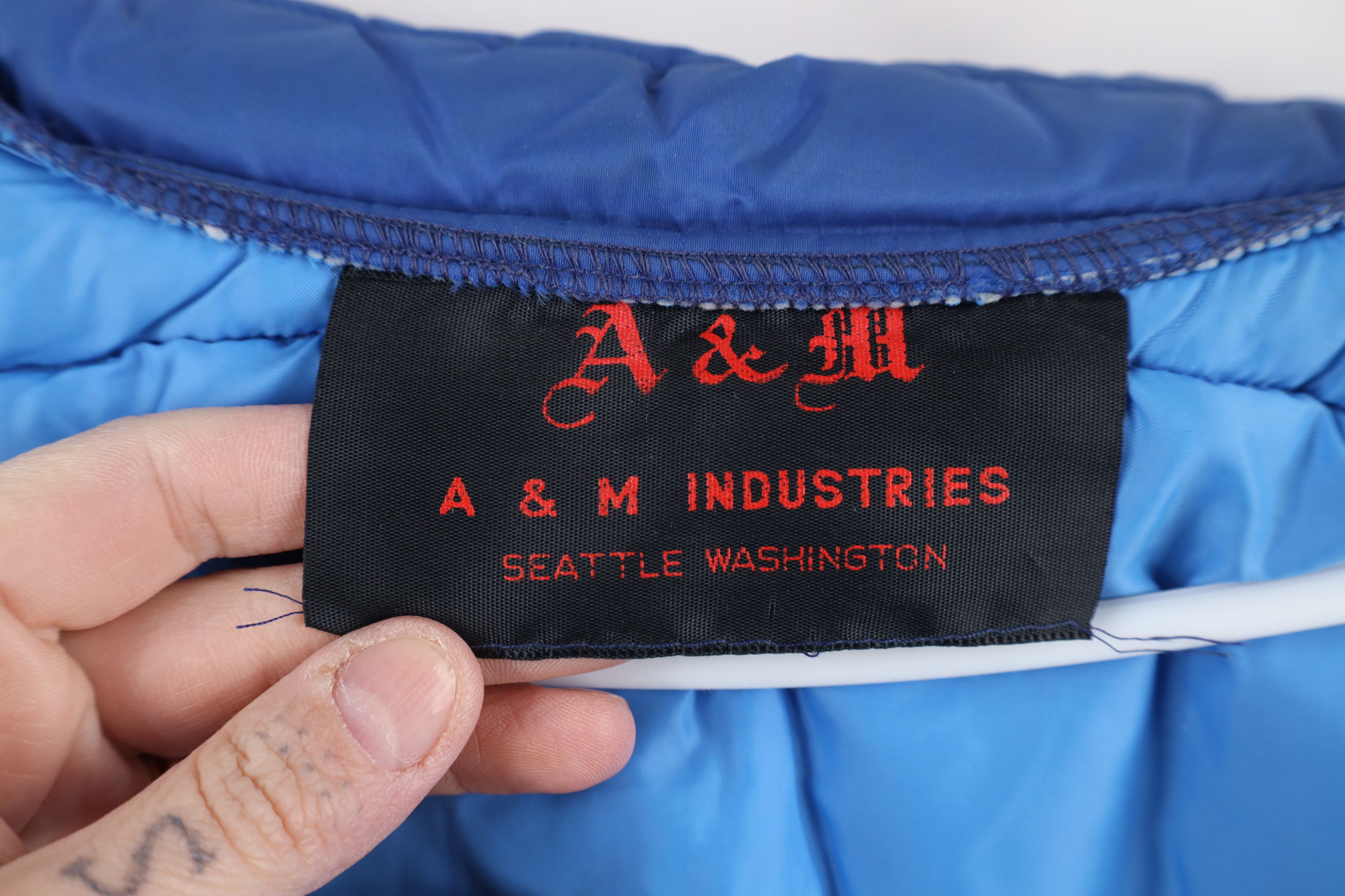 Vintage Vintage 70s Streetwear Full Zip Puffer Vest Jacket Blue USA Size US M / EU 48-50 / 2 - 10 Thumbnail