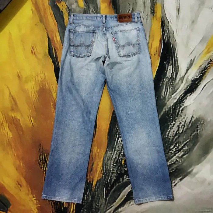 Edwin × Vintage VINTAGE EDWIN 503 FADED BLUE JEANS PANTS Size US 32 / EU 48 - 7 Thumbnail