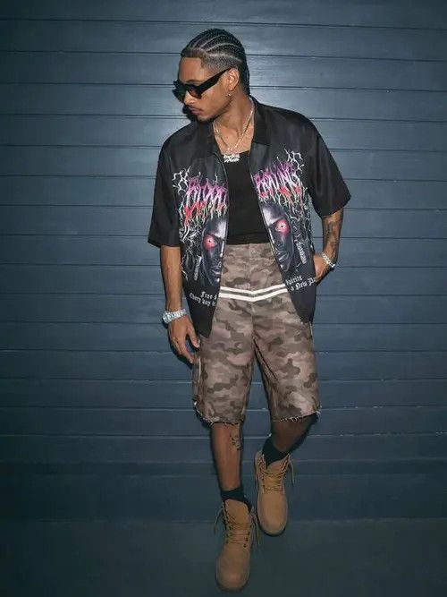 Jean Cargo military Y2K Drip shorts Size US 32 / EU 48 - 2 Thumbnail