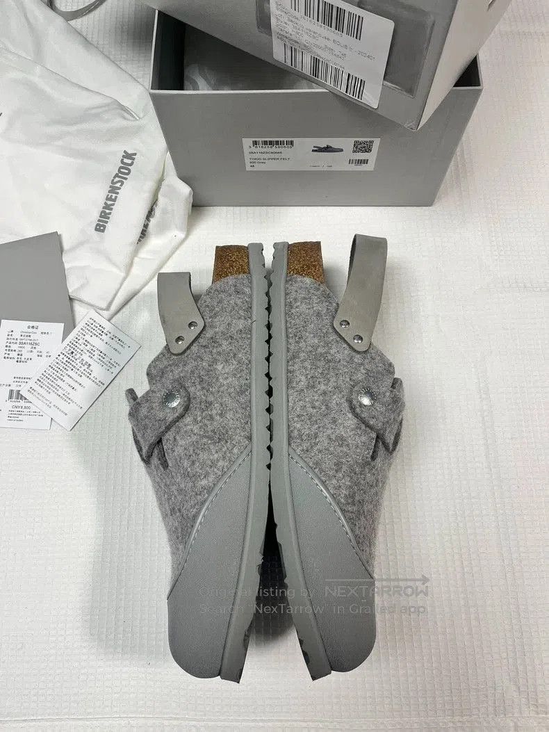 Dior Dior Birkenstock Tokio Mules in Grey. Size US 11 / EU 44 - 4 Thumbnail