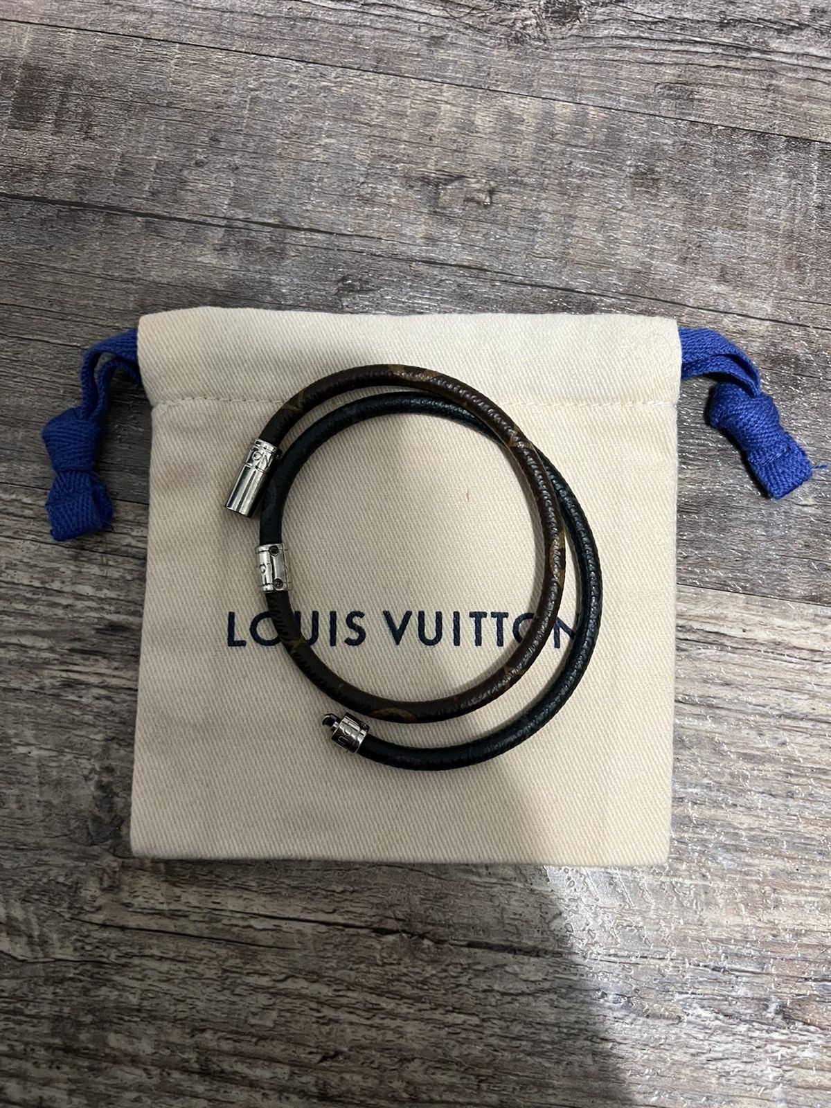 Louis Vuitton Keep It Double Leather Bracelet Size ONE SIZE - 4 Thumbnail