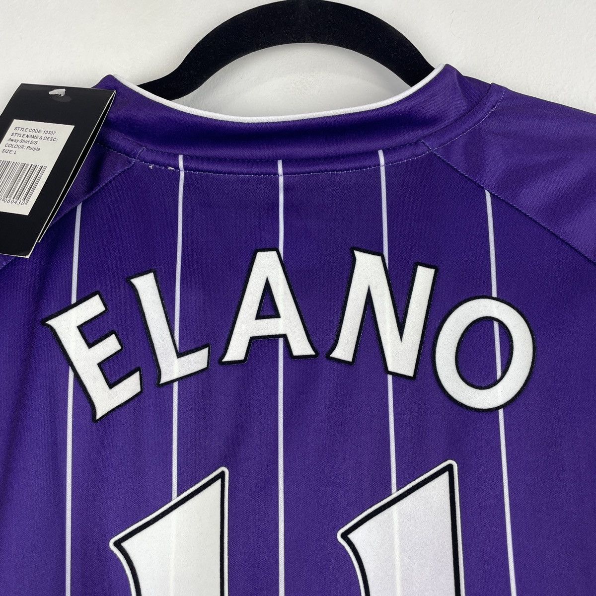 Le Coq Sportif Manchester City Elano Vintage Away Jersey Men 2007/2008 Size US L / EU 52-54 / 3 - 12 Thumbnail