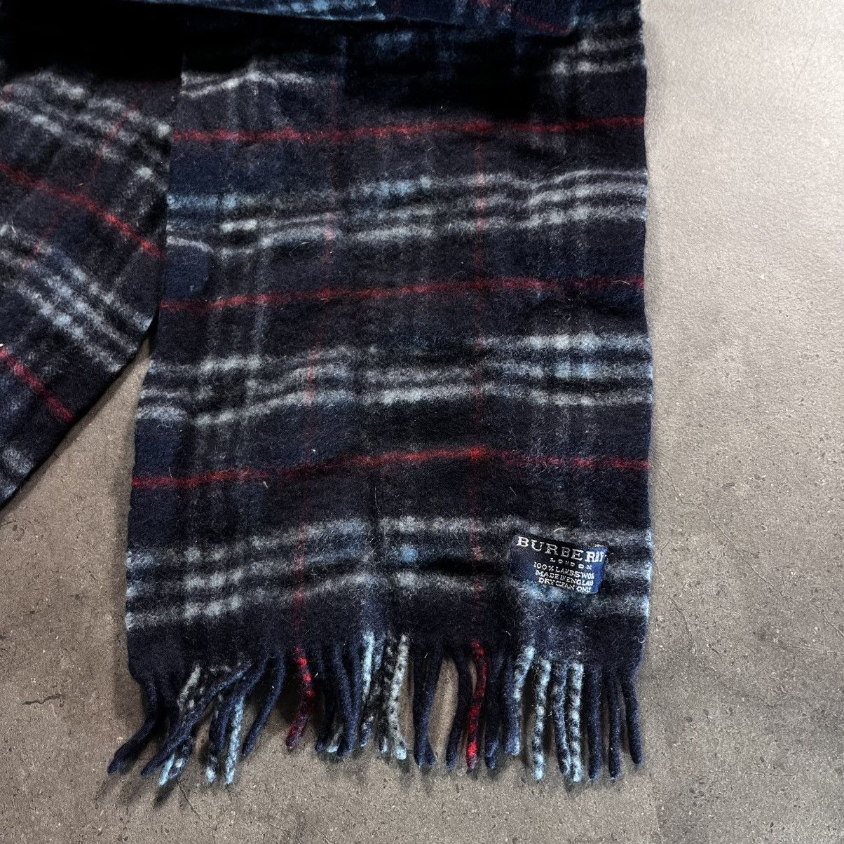 Burberry Burberry London 00s Vintage Lambs Wool Scarf Scarv Old Money Size ONE SIZE - 2 Thumbnail