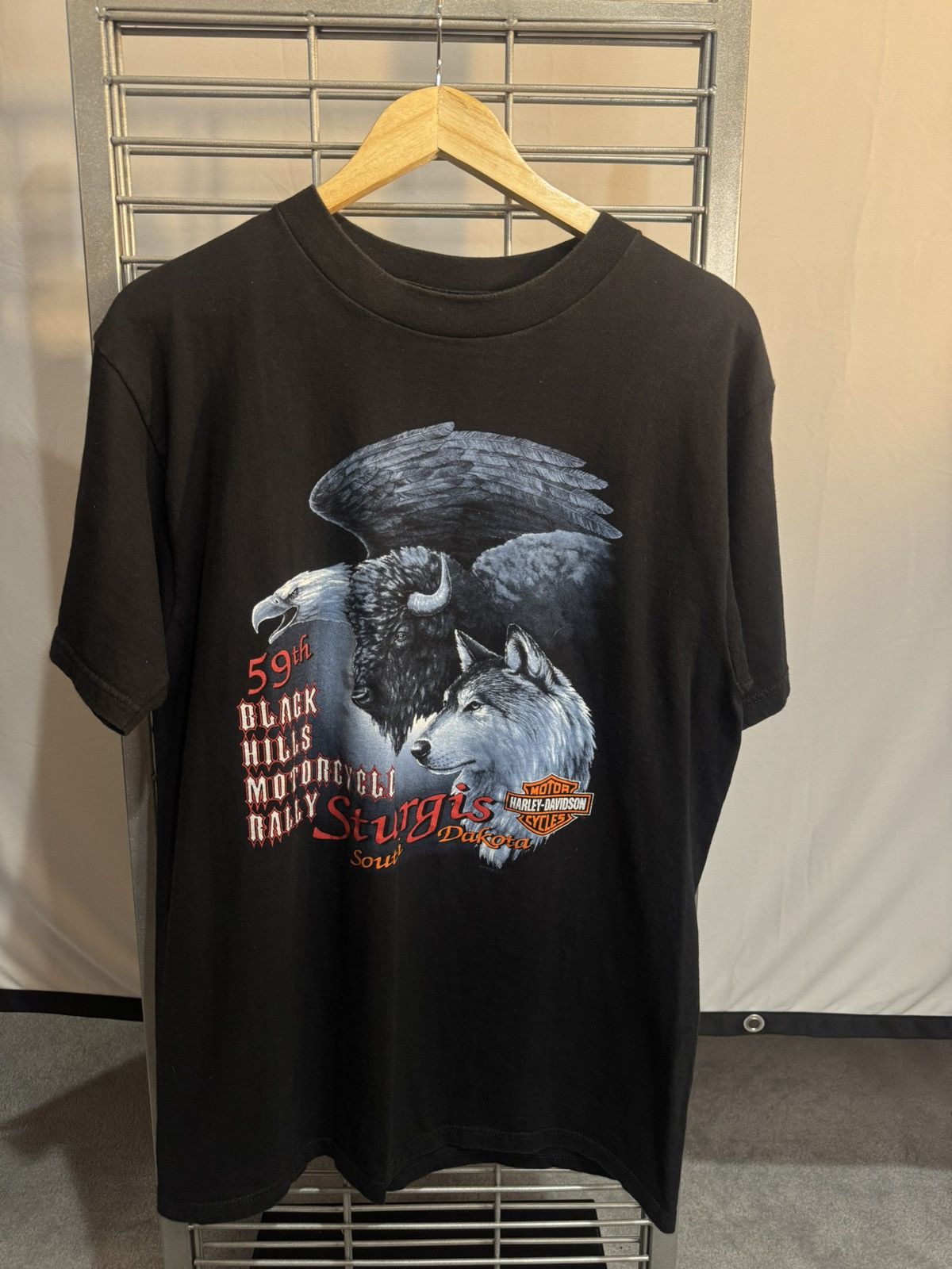 Harley Davidson Vintage 1999 Harley Davidson Tee Shirt Size US L / EU 52-54 / 3 - 1 Thumbnail
