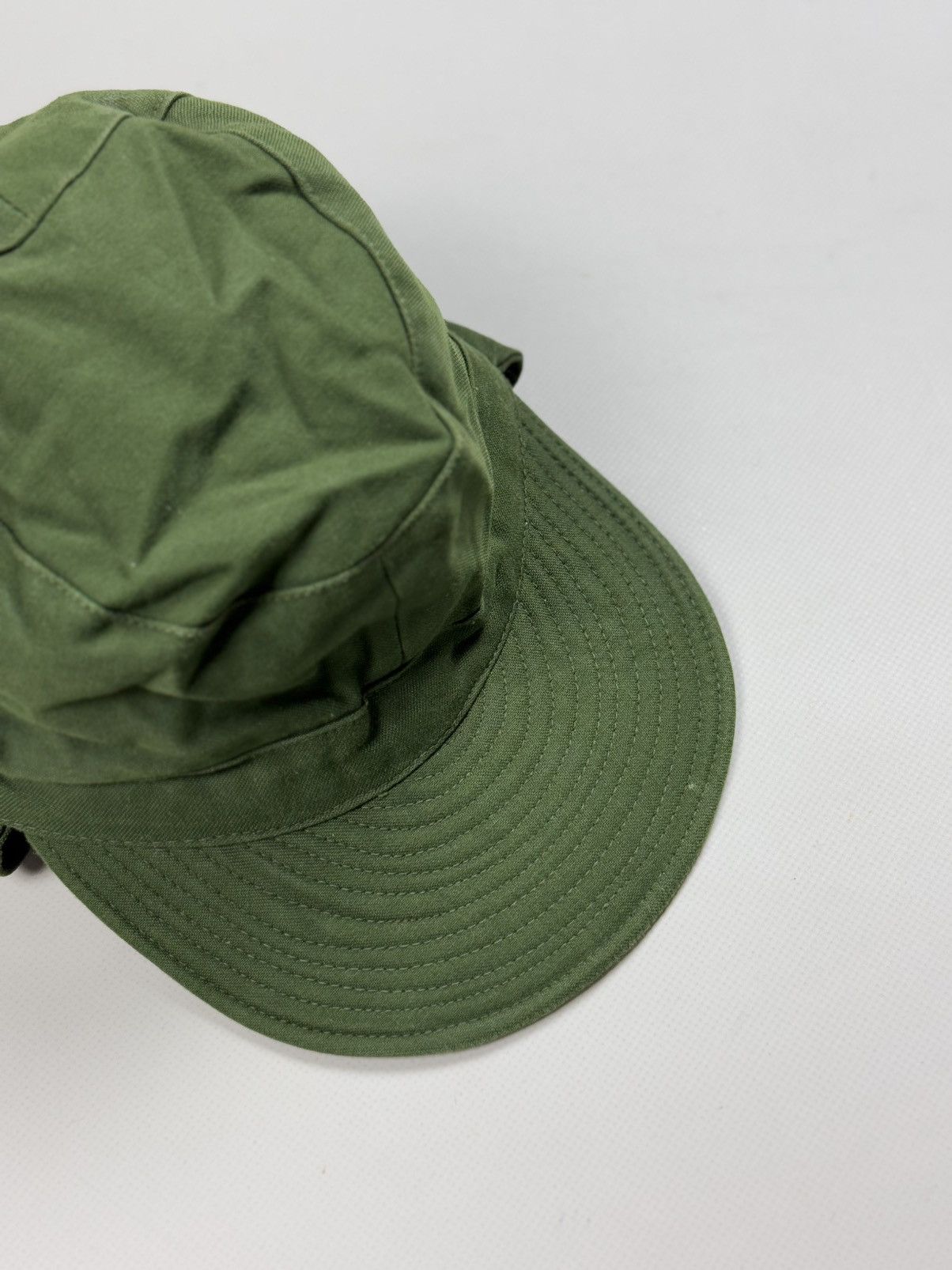 Other Swedish Army Vintage Fatigue Baseball Earwarmer Cap Hat 60s Size ONE SIZE - 3 Thumbnail