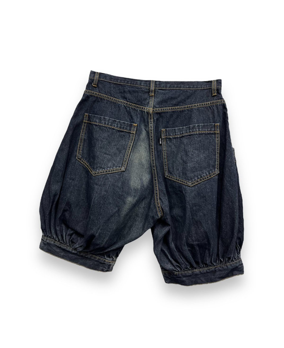 Issey Miyake NE-NET By ISSEY MIYAKE Sun Faded Butt SASHIKO Balloon Shorts Size US 30 / EU 46 - 5 Thumbnail