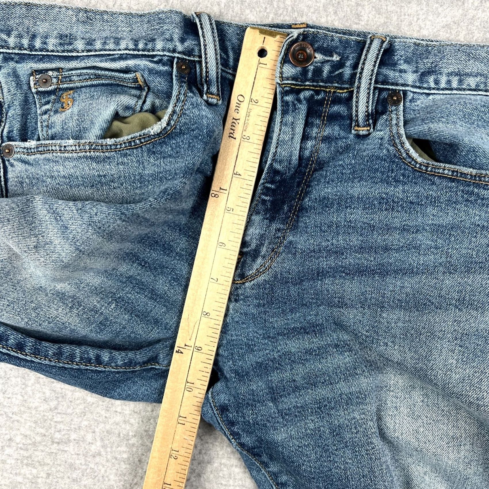 Todd Snyder Todd Snyder Slim Fit Jeans Mens 33x32 Blue Stretch Denim Pants Huckberry Size US 33 - 6 Thumbnail
