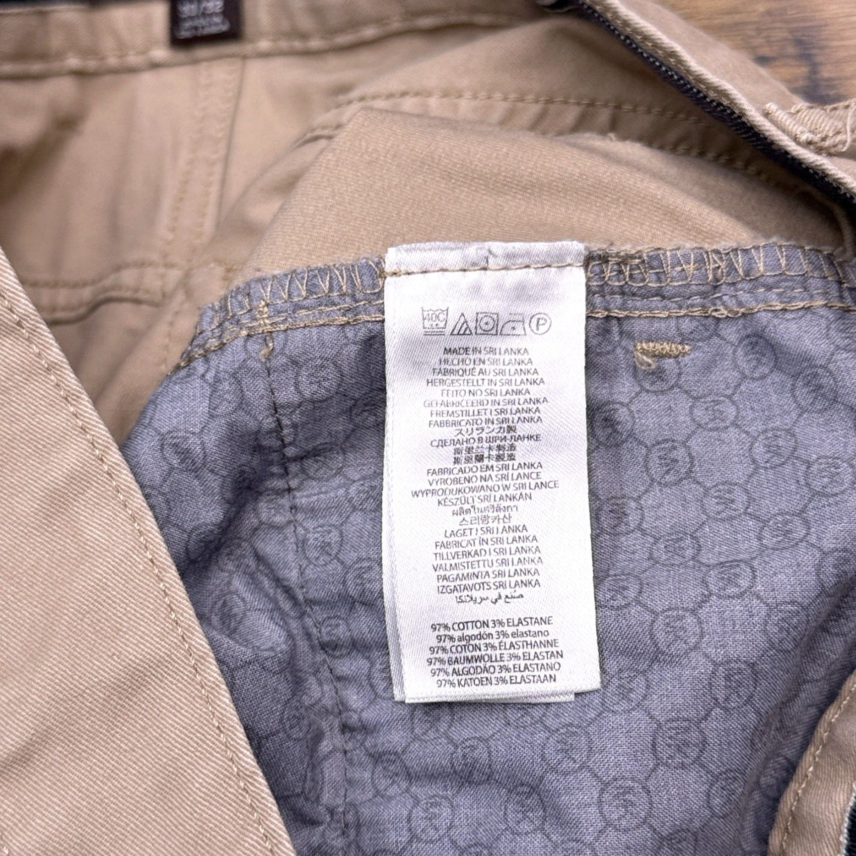 Michael Kors Michael Kors Parker Slim Fit Pants Mens 30x32 Chino Brown Twill Stretch Cotton Elastane Straight Leg 5-Pocket Button Zip Casual Wedding Renaissance? Size US 30 / EU 46 - 7 Thumbnail