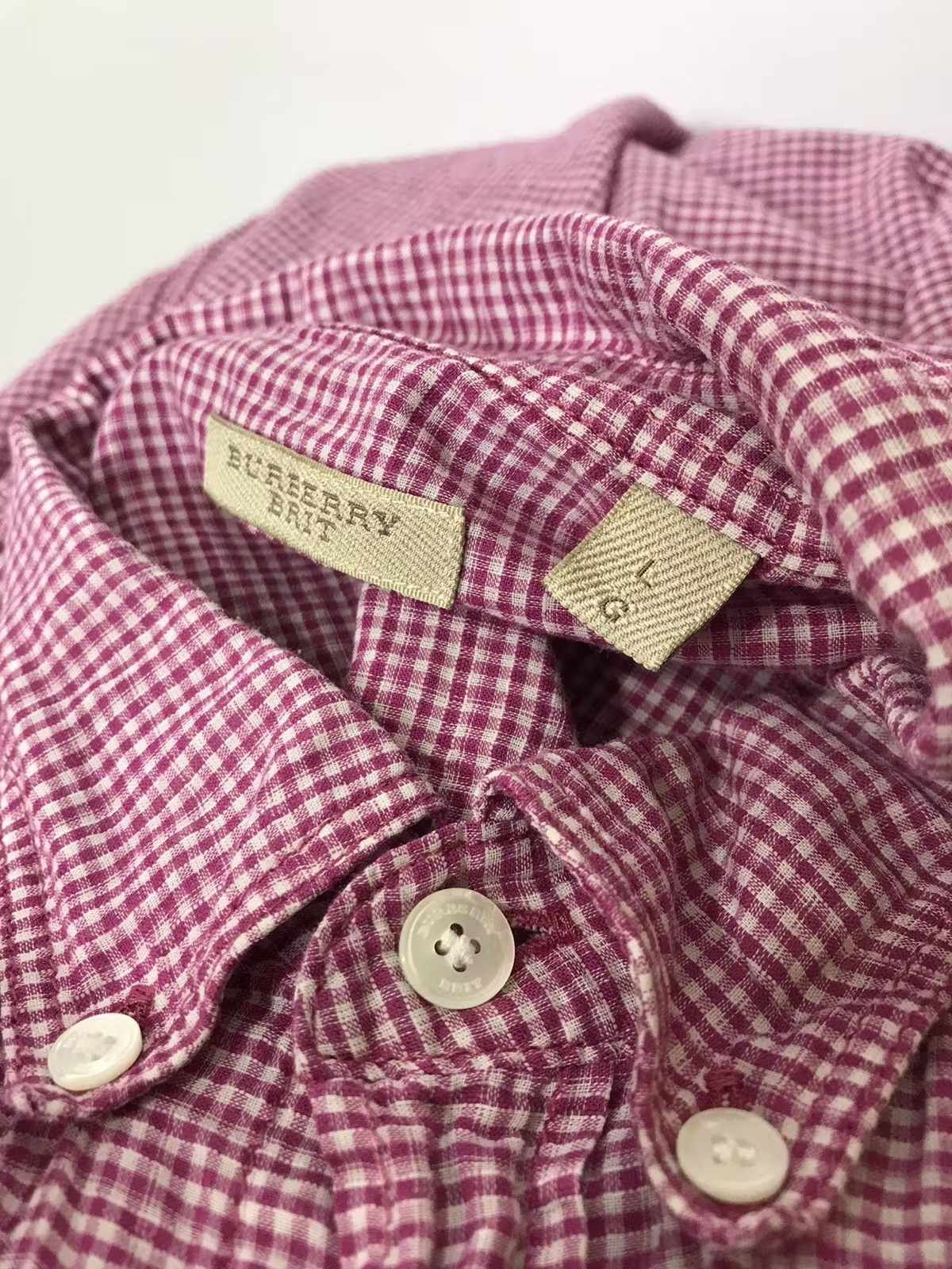 Burberry × Designer Burberry Brit short sleeve shirt size L Size US L / EU 52-54 / 3 - 5 Thumbnail