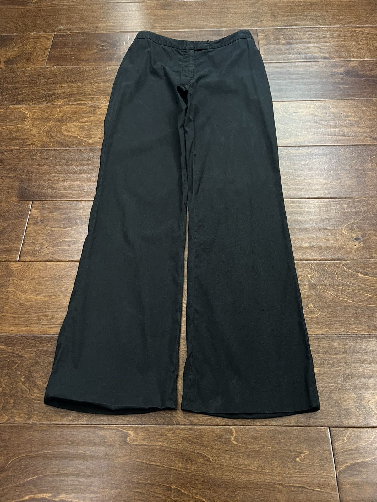 Prada Vintage Archive PRADA Flare Leg Pants Made In Italy Size 27" / US 4 / IT 40 - 4 Thumbnail
