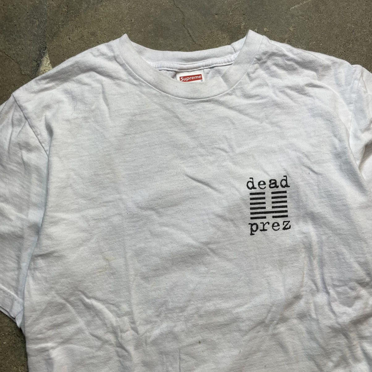 Supreme Supreme Dead Prez Tee White FW19 Size Small Size US S / EU 44-46 / 1 - 3 Thumbnail