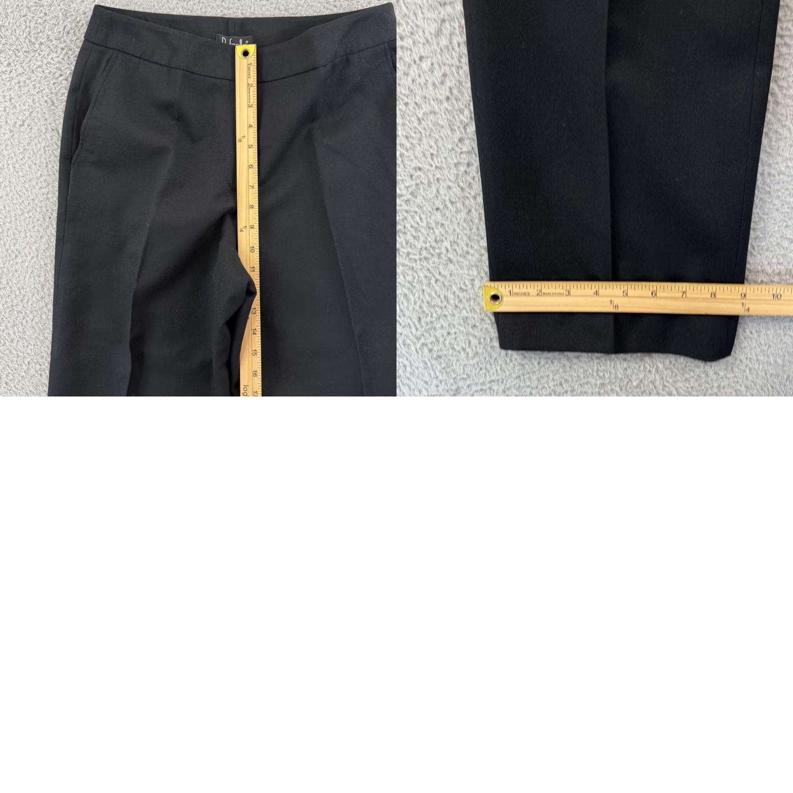 Vintage VINTAGE Rafaella Pants Women's 10 Black Wool 90s Pleated Straight NWT Trousers Black Wool Pants Rafaella Women 10 90s Size 32" / US 10 / IT 46 - 9 Thumbnail