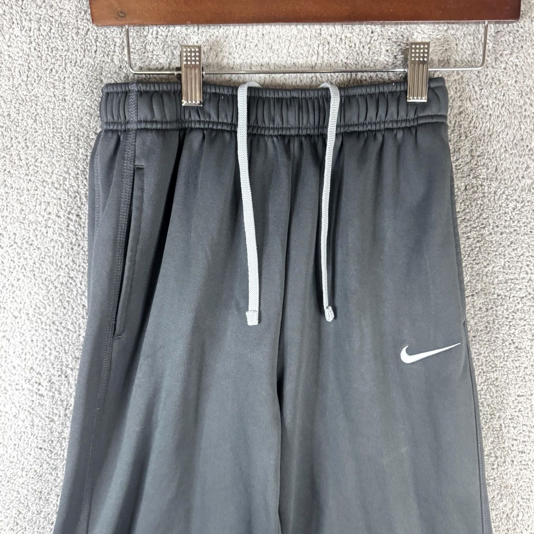 Nike Nike Therma-FIT Sweatpants Mens XL Gray Fleece Straight Leg Athletic 546161-060 Size US 36 / EU 52 - 2 Thumbnail